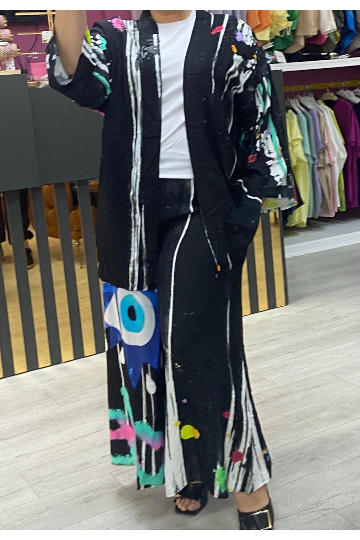 BUTİKFULDEN Kimono takım