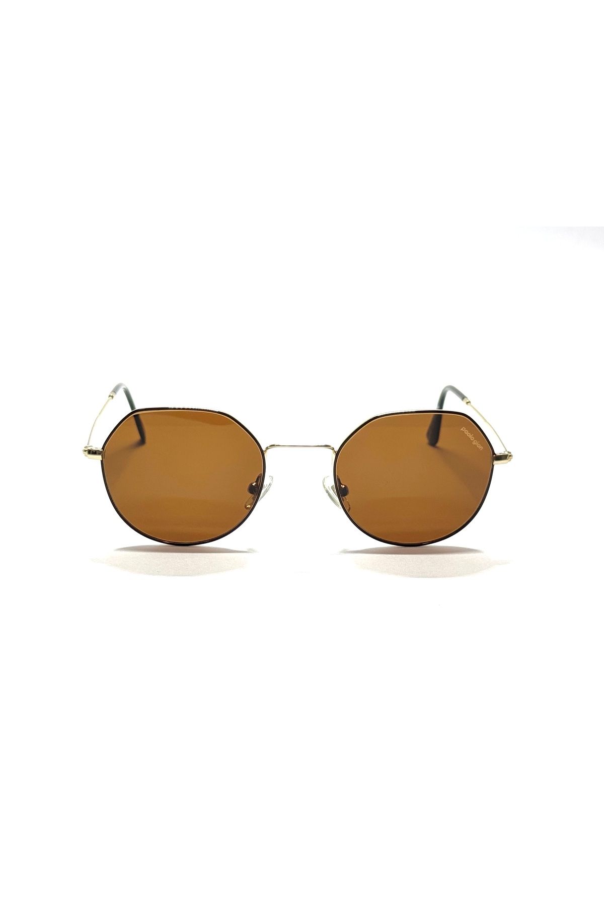 paolo gion 323 c11 kahverengi uv 400 filtreli unisex güneş gözlüğü 51-22-145
