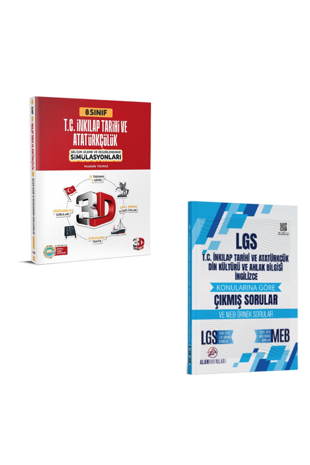 Marsis Yayınları Alan 8 Sınıf LGS İnkılap Tarihi Konularına Göre Çıkmış Sorular ve 3D 8 Simülasyn İnkılap Denemesi