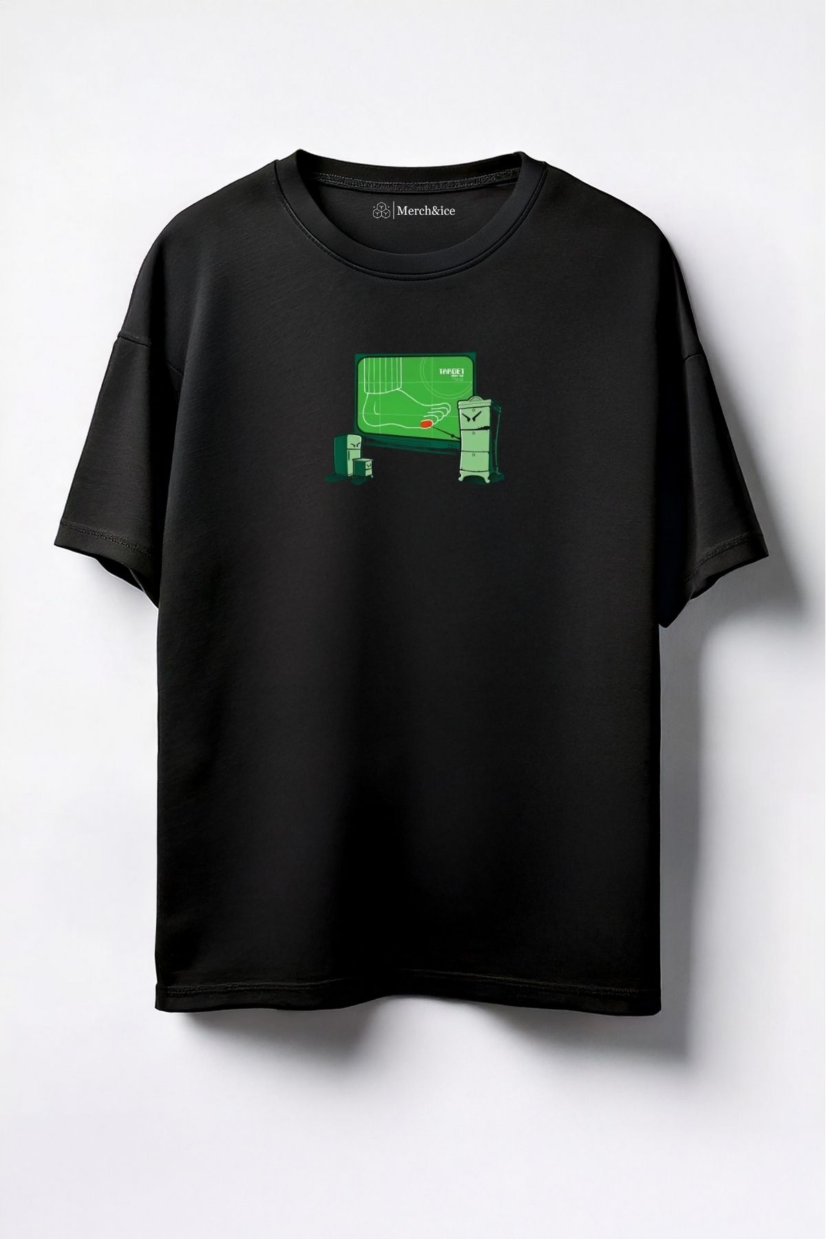 Merch&ice Ölümcül Sehpalar Baskılı Unisex Oversize T-Shirt