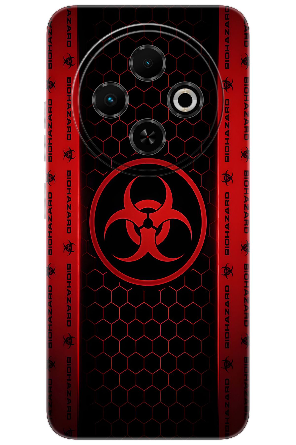 TECNO Spark 30C (KL5/KL5n) Uyumlu Kılıf Desen Baskılı Silikon Biohazard STK:754 CP-Vd0uGeO