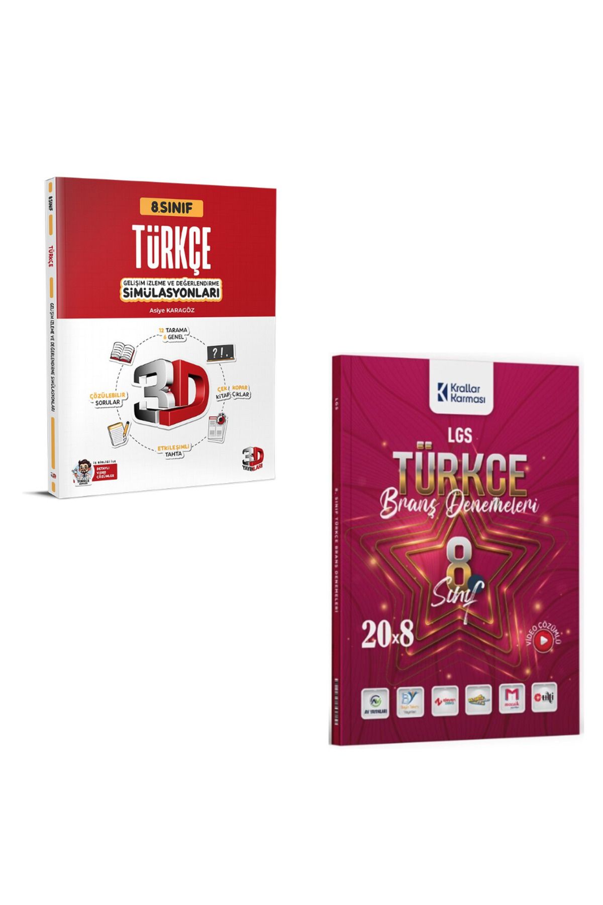 Marsis Yayınları 2025 LGS 3D Türkçe Simülasyon ve Krallar Karması 8 Türkçe Denemeleri