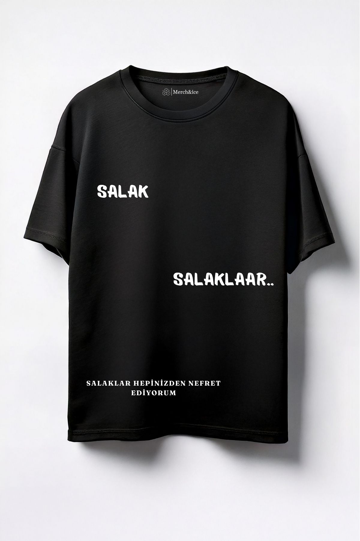 Merch&ice Salak Salaklar Prens Baskılı Unisex Oversize T-Shirt