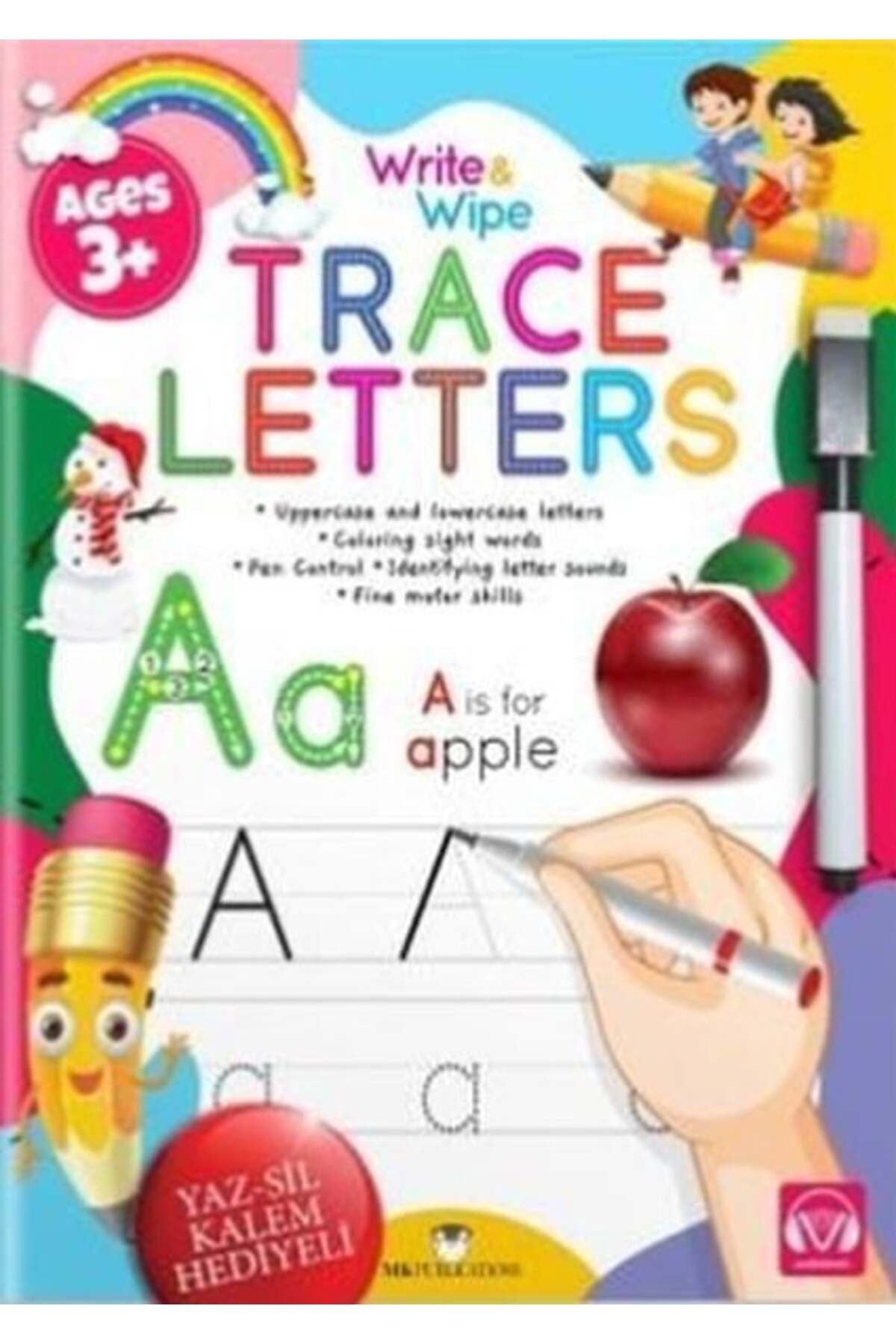 Destek Yayınları Write and Wipe Trace Letters