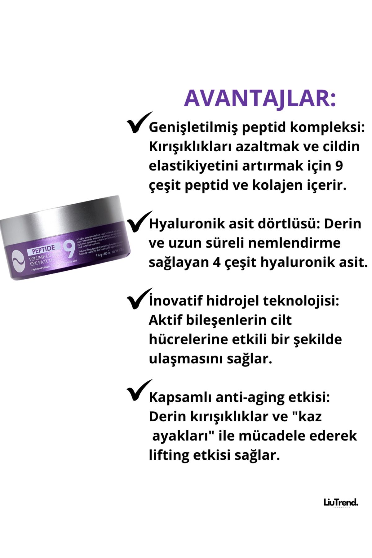 Medipeel-Peptide 9 Volume Lifting Eye Patch Pro 60 Patches Hydrogel Lifting Eye Patch with Peptide 3