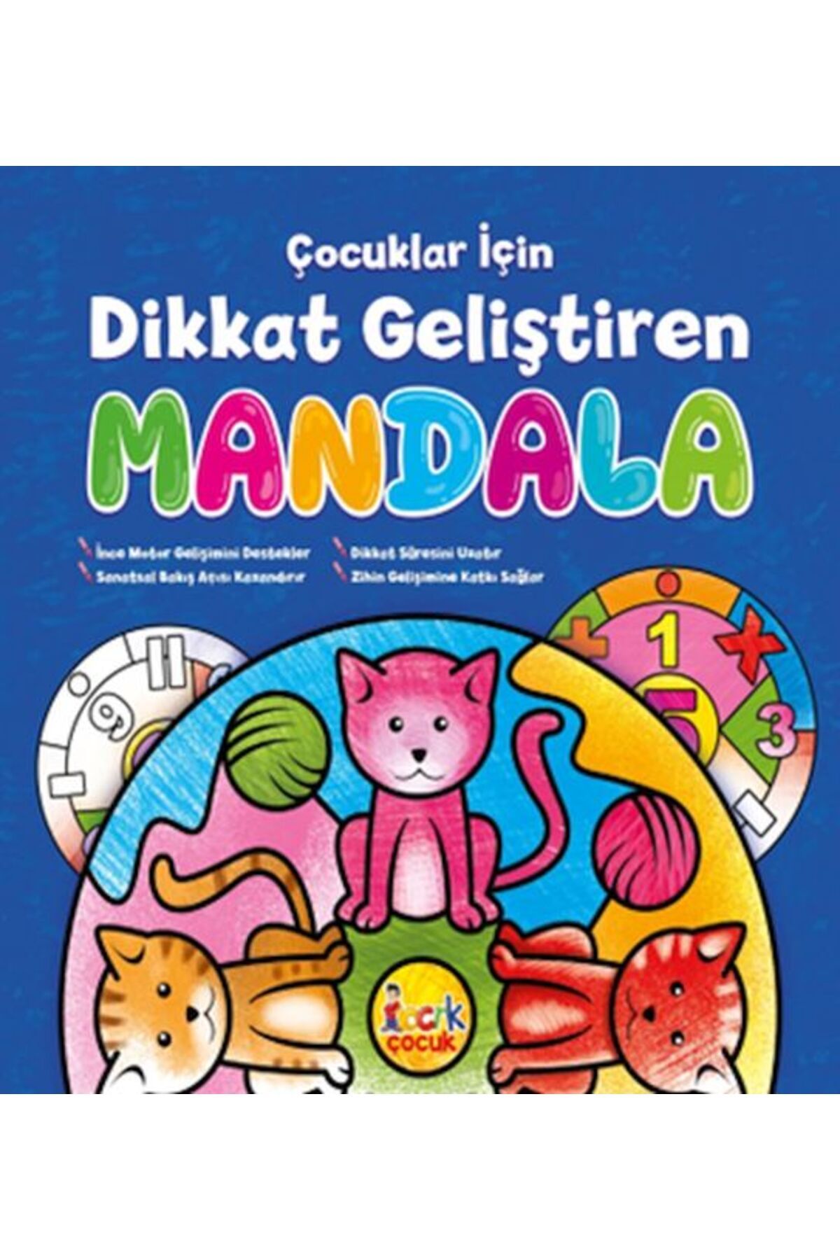Destek Yayınları Çocuklar İçin Dikkat Geliştiren Mandala