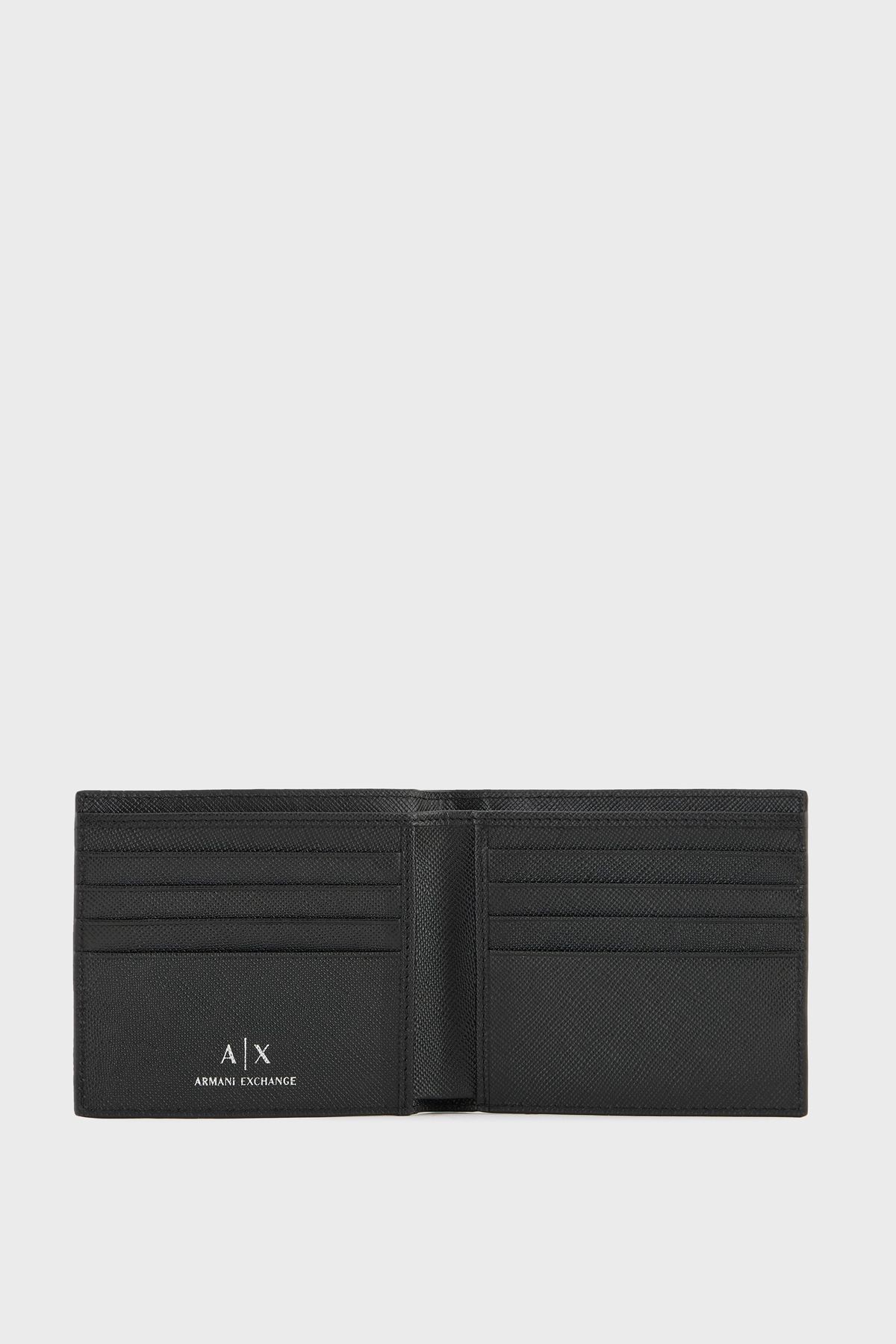 کیف پول مردانه آرم چرمی اصلی XM000168 AF12702 UC001 Armani Exchange