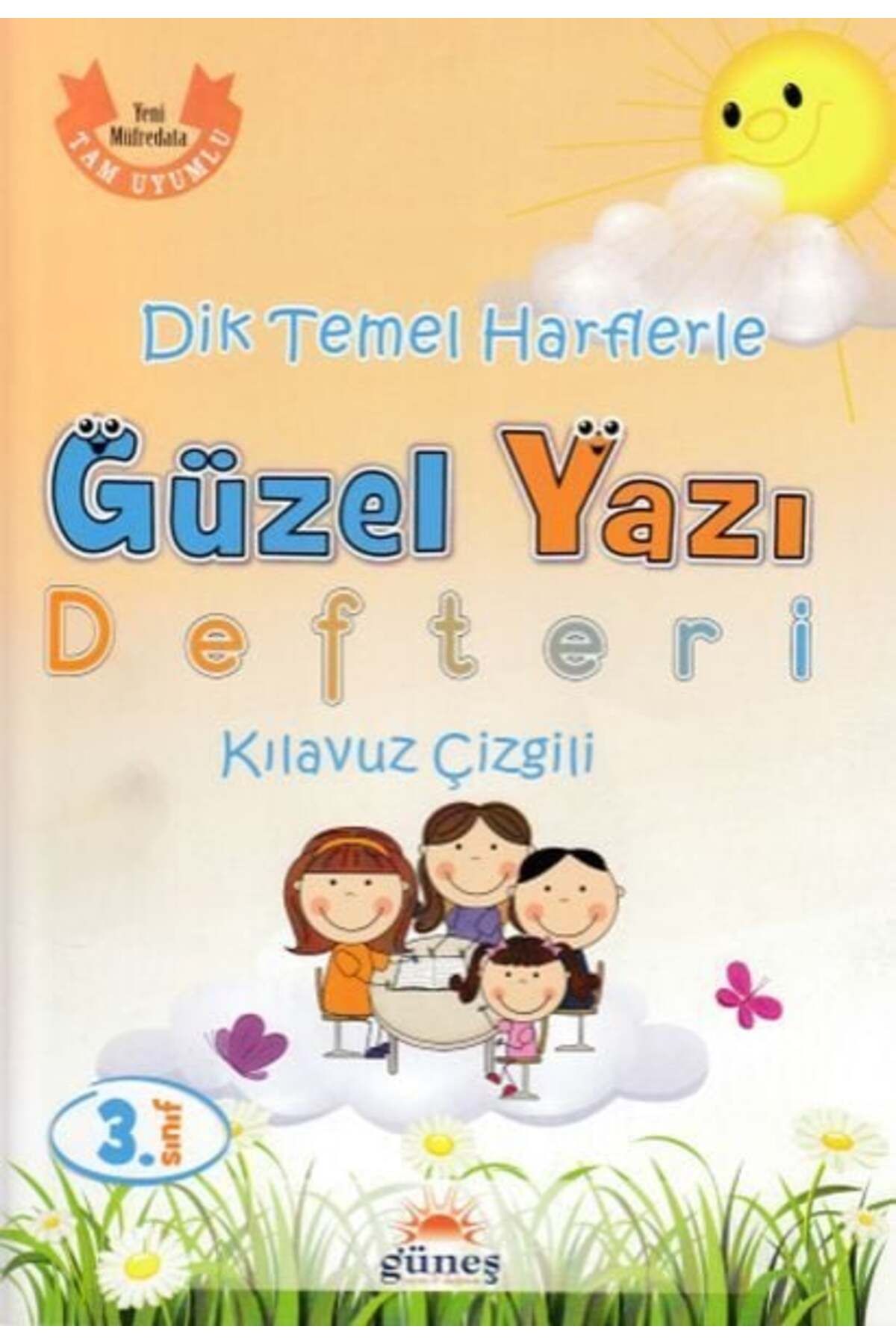 Karatay Yayınları 3Sınıf Dik Temel Harflerle Güzel Yazı Defteri Kılavuz Çizgili