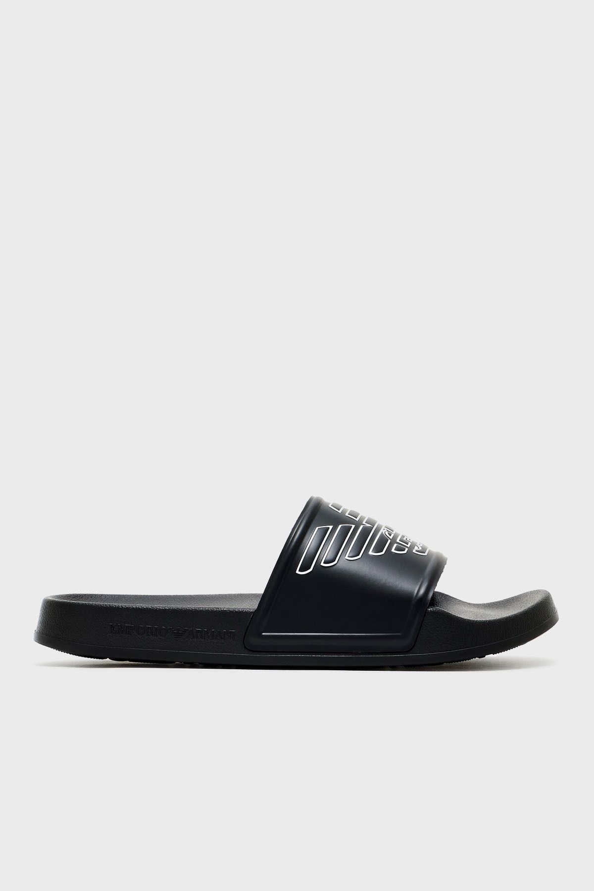 Emporio Armani Logolu Tek Bantlı Terlik Unisex TERLİK XVPS11 XR273 K485