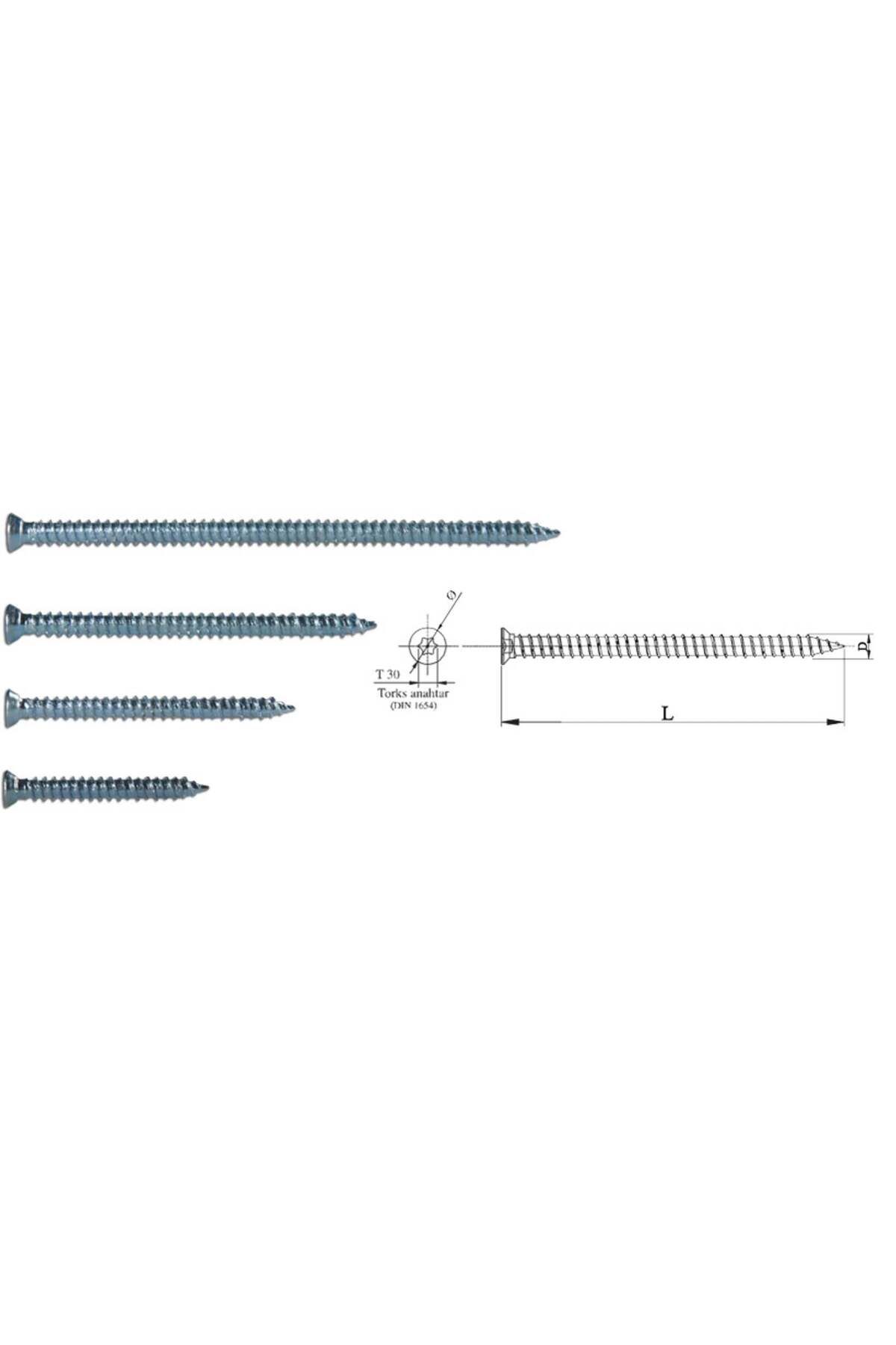OEM Buldex Vida 7,5X150 Dubelsiz Vida 15 cm 10 Adet