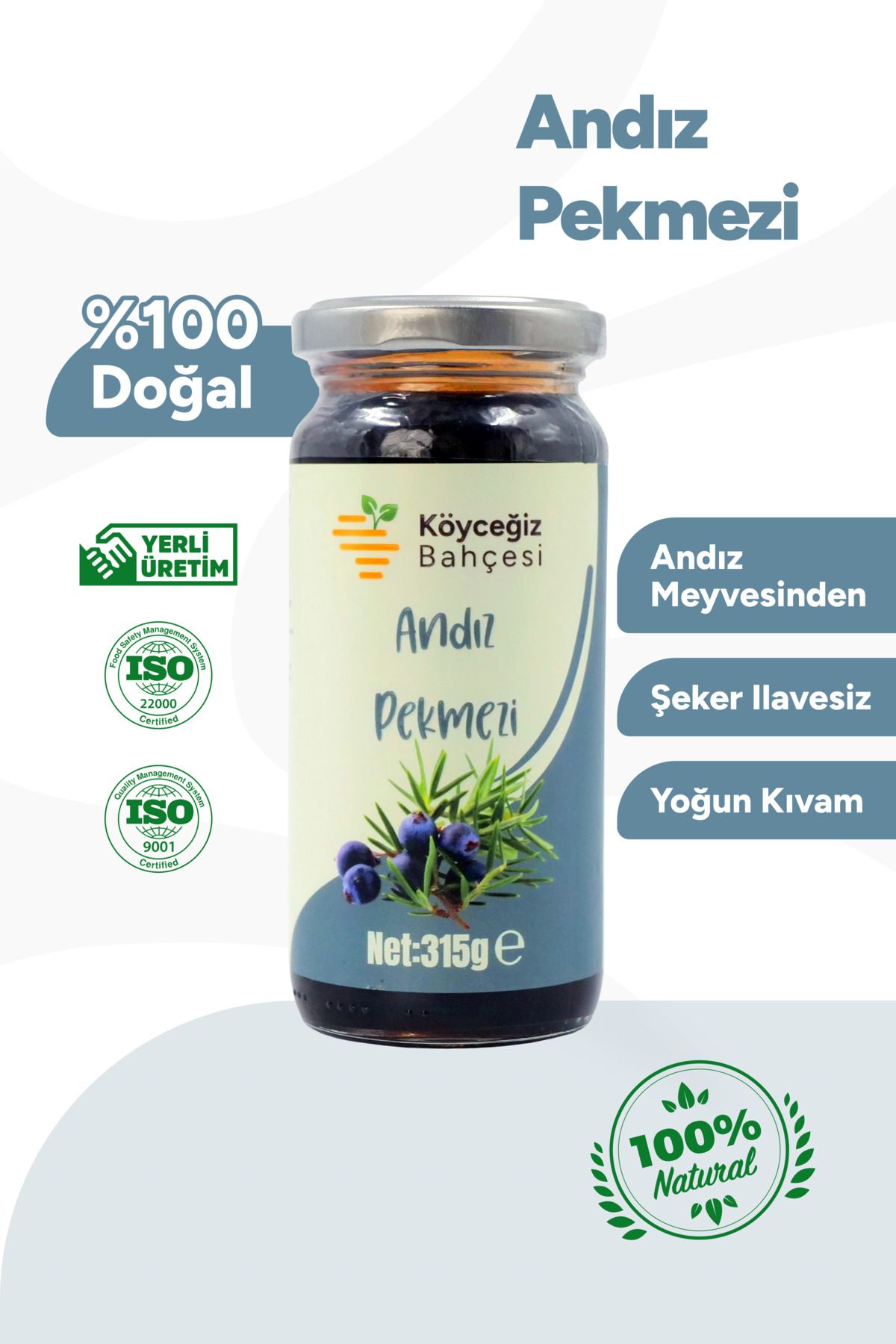 Köyceğiz Bahçesi Organik Andız Pekmezi - 315gr