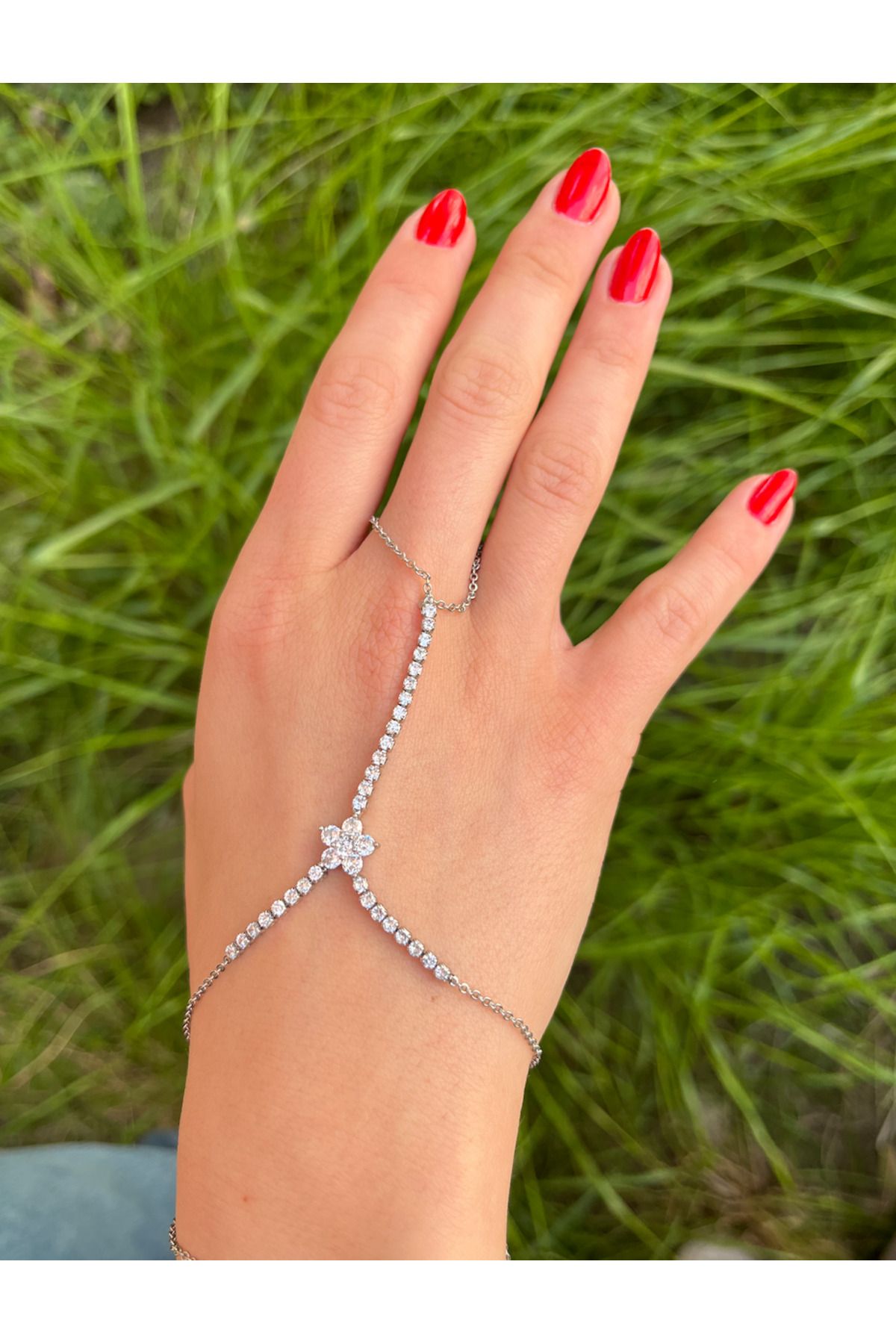 Aurella Accessories Yonca Tasarımlı Zirkon Şahmeran