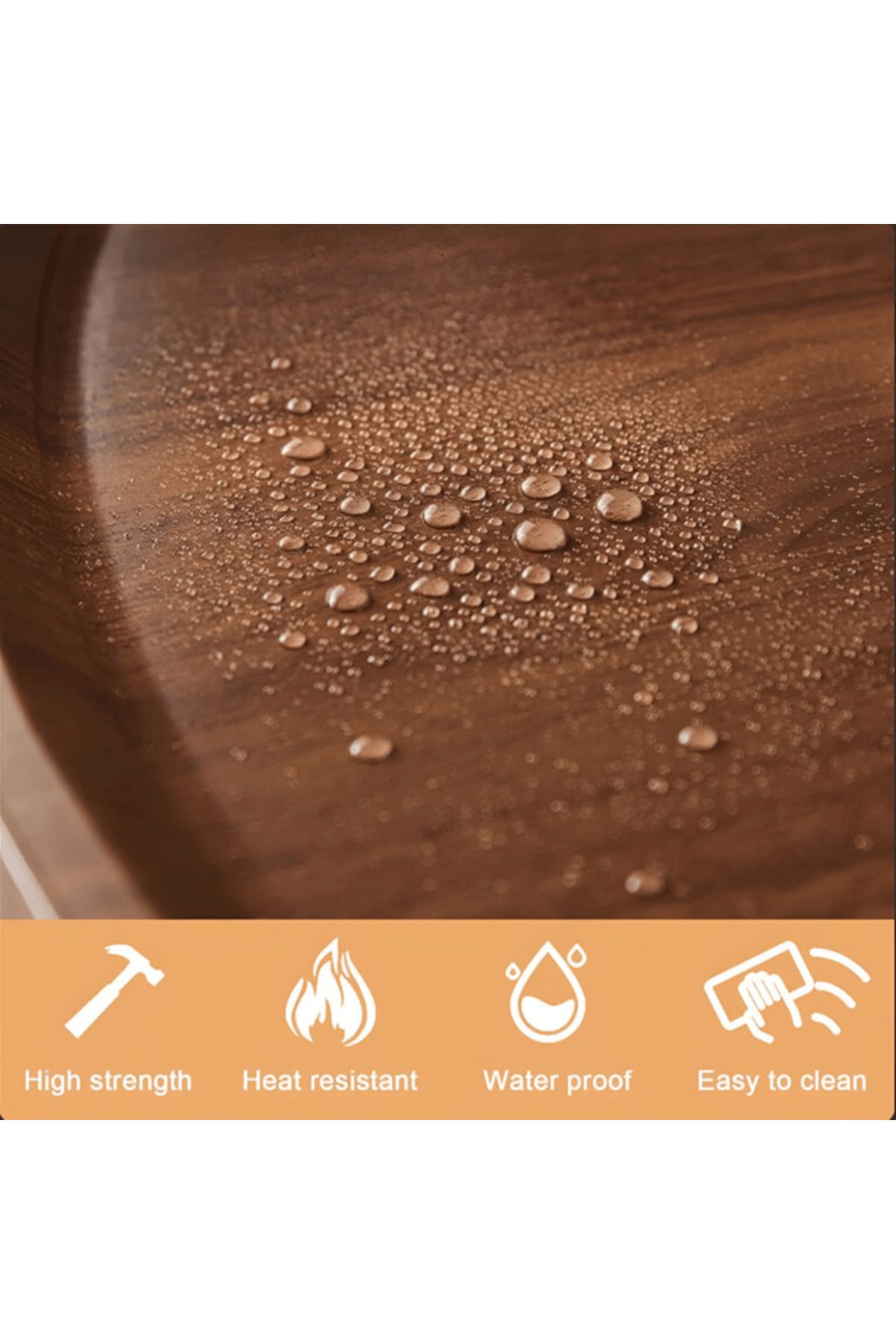 1st-Set of 2 Round Wooden Coffee Tables in Various Sizes with Metal Base 4