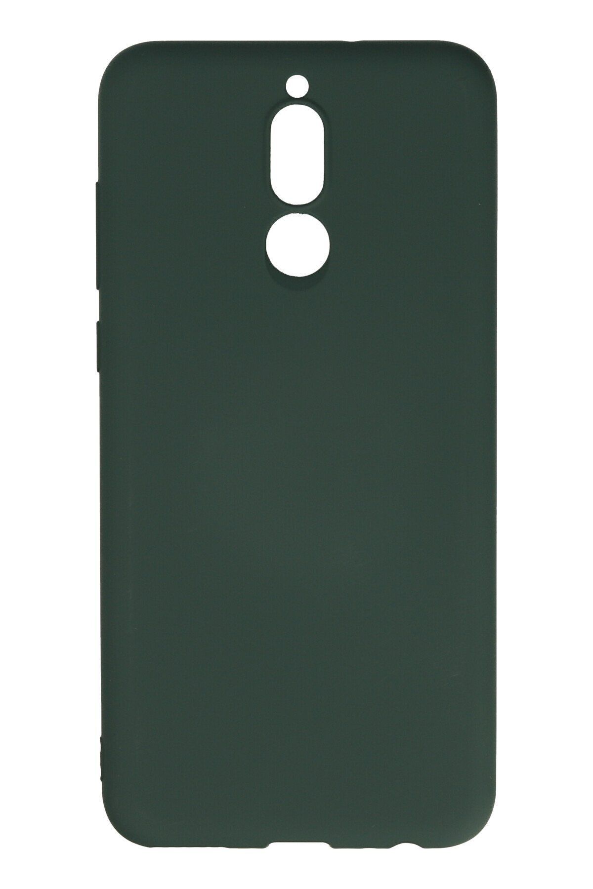 cepmoda Huawei Mate 10 Lite - Cpmd içi kadife Soft-Nano Doku Kapak/Kılıf - KOYU YEŞİL uyumlu