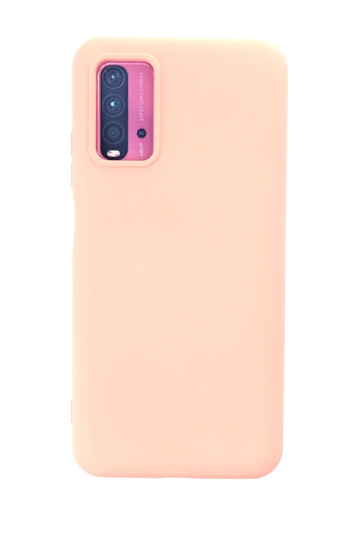 cepmoda Xiaomi Redmi 9T Telefon Kılıfı - Lansman, iÇi Süet/Kadife, Soft v2 - PUDRA