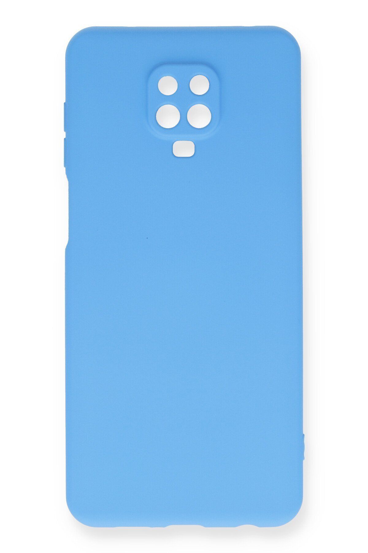 cepmoda Xiaomi Redmi Note 9S - Uyumlu Cpmd içi kadife Soft-Nano Doku Kapak/Kılıf - MAVİ