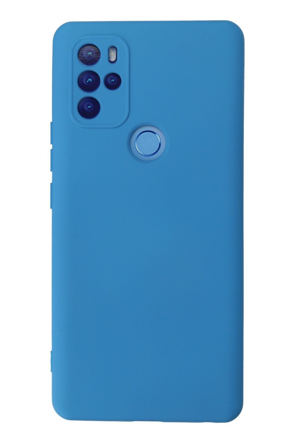 cepmoda General Mobile GM 21 Pro Uyumlu - Cpmd içi kadife Soft-Nano Doku Kapak/Kılıf - MAVİ