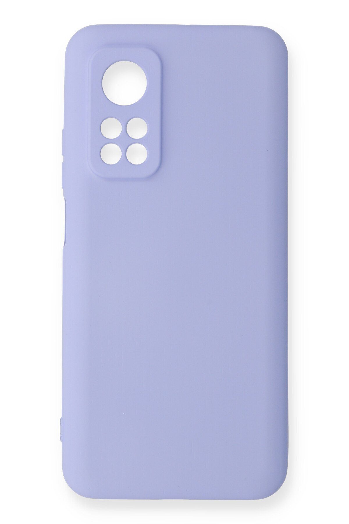cepmoda Mi 10T Uyumlu  - Cpmd içi kadife Soft-Nano Doku Kapak/Kılıf - LİLA