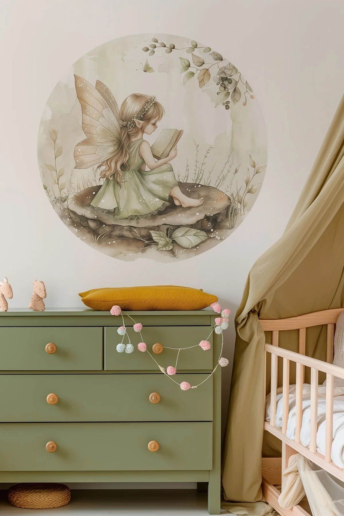 KT Decor Peri Masalı Orman Perileri 5 Farklı Model Çocuk Odası Duvar Sticker