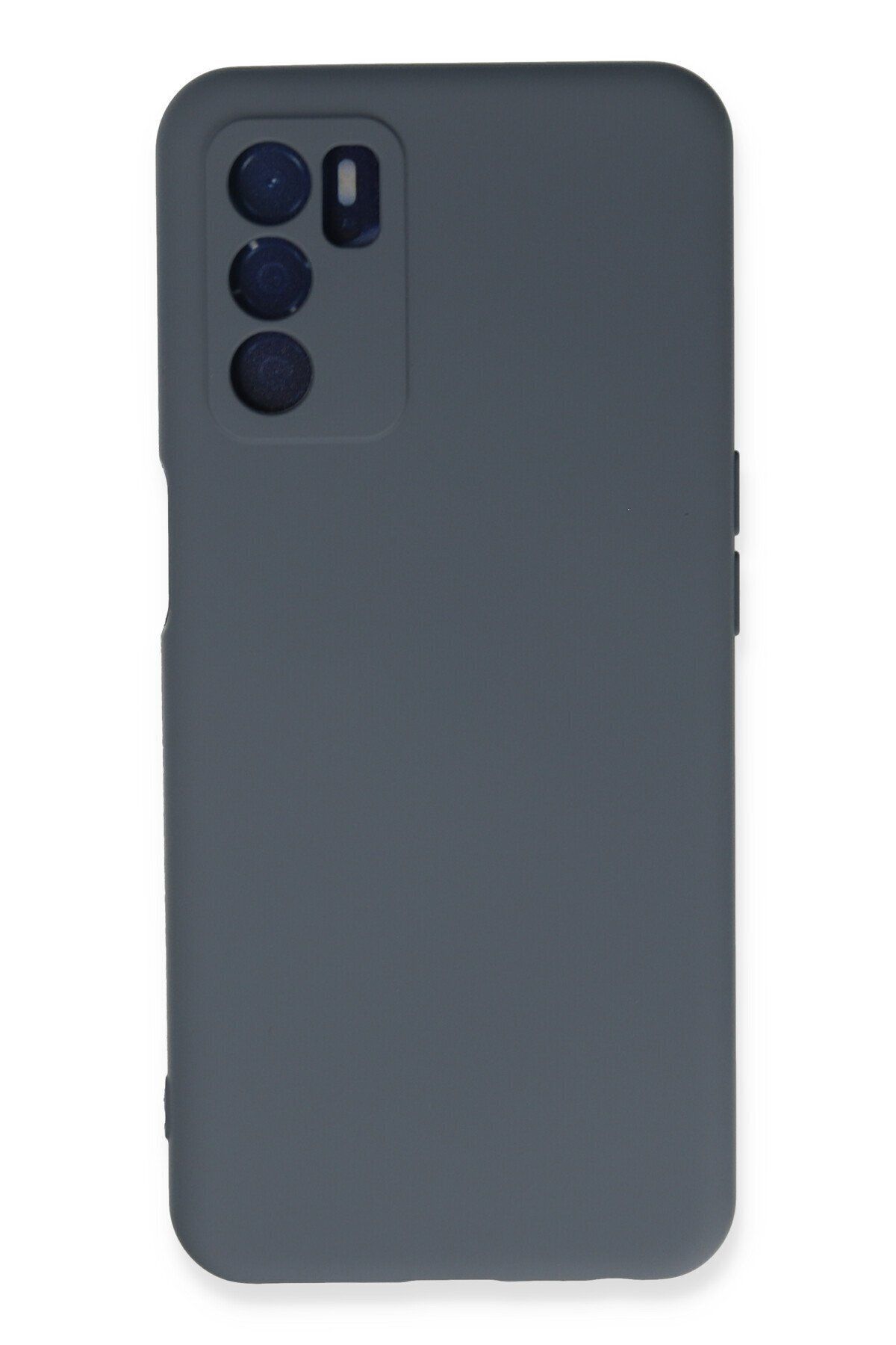cepmoda Oppo A16 Telefon Kılıfı - Lansman, iÇi Süet/Kadife, Soft v2 - GRİ