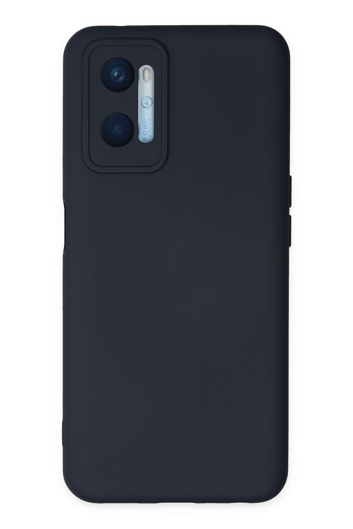 cepmoda Oppo A96 Uyumlu Telefon Kılıfı - Lansman, iÇi Süet/Kadife, Soft - LACİVERT
