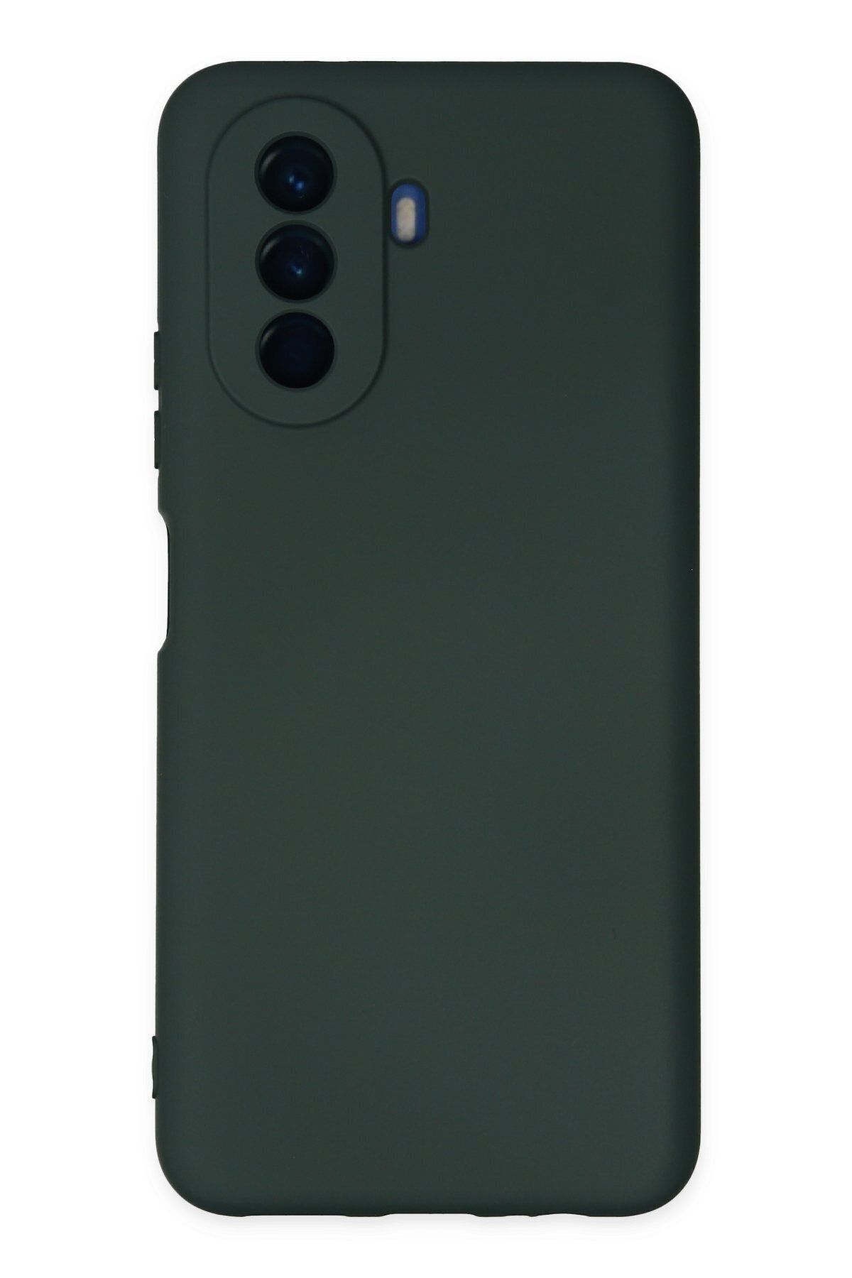 cepmoda Huawei Nova Y70 Telefon Kılıfı - Lansman, iÇi Süet/Kadife, Soft v2 - KOYU YEŞİL