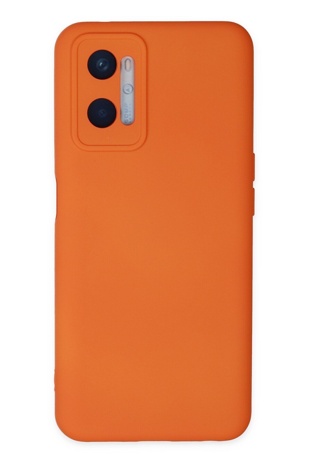 cepmoda Oppo A96 - Cpmd içi kadife Soft-Nano Doku Kapak/Kılıf - TURUNCU