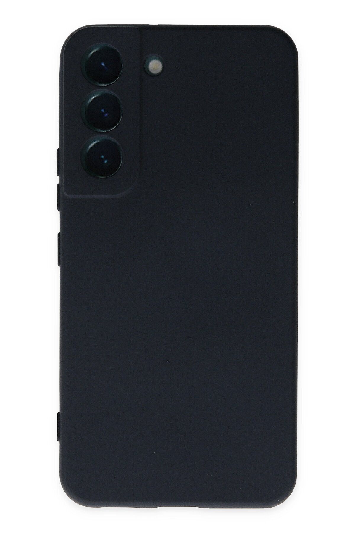 cepmoda Samsung Galaxy S22 - Cpmd içi kadife Soft-Nano Doku Kapak/Kılıf - LACİVERT uyumlu