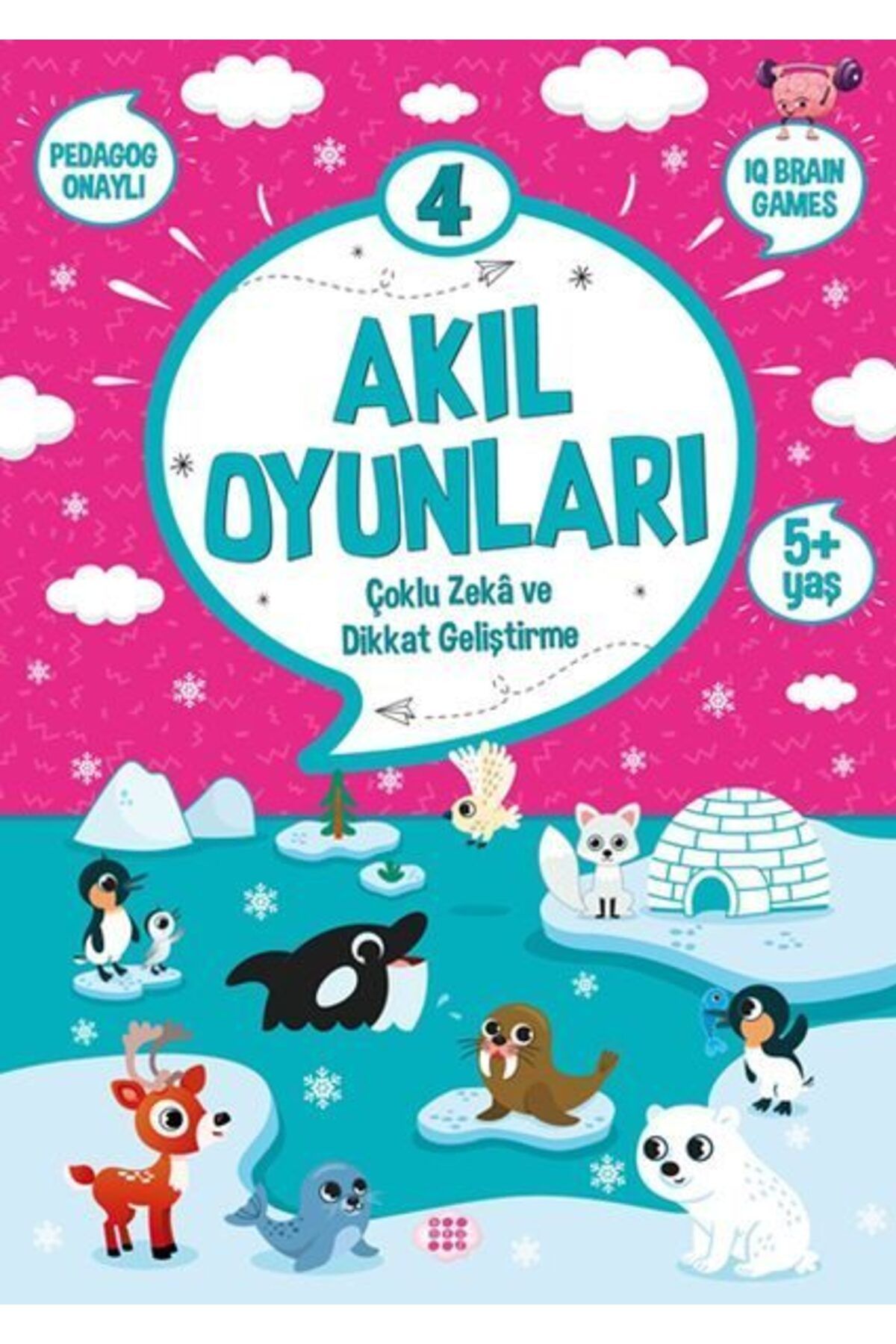 Karatay Yayınları Akıl Oyunları 4 5 Yaş Çoklu Zeka ve Dikkat Geliştirme