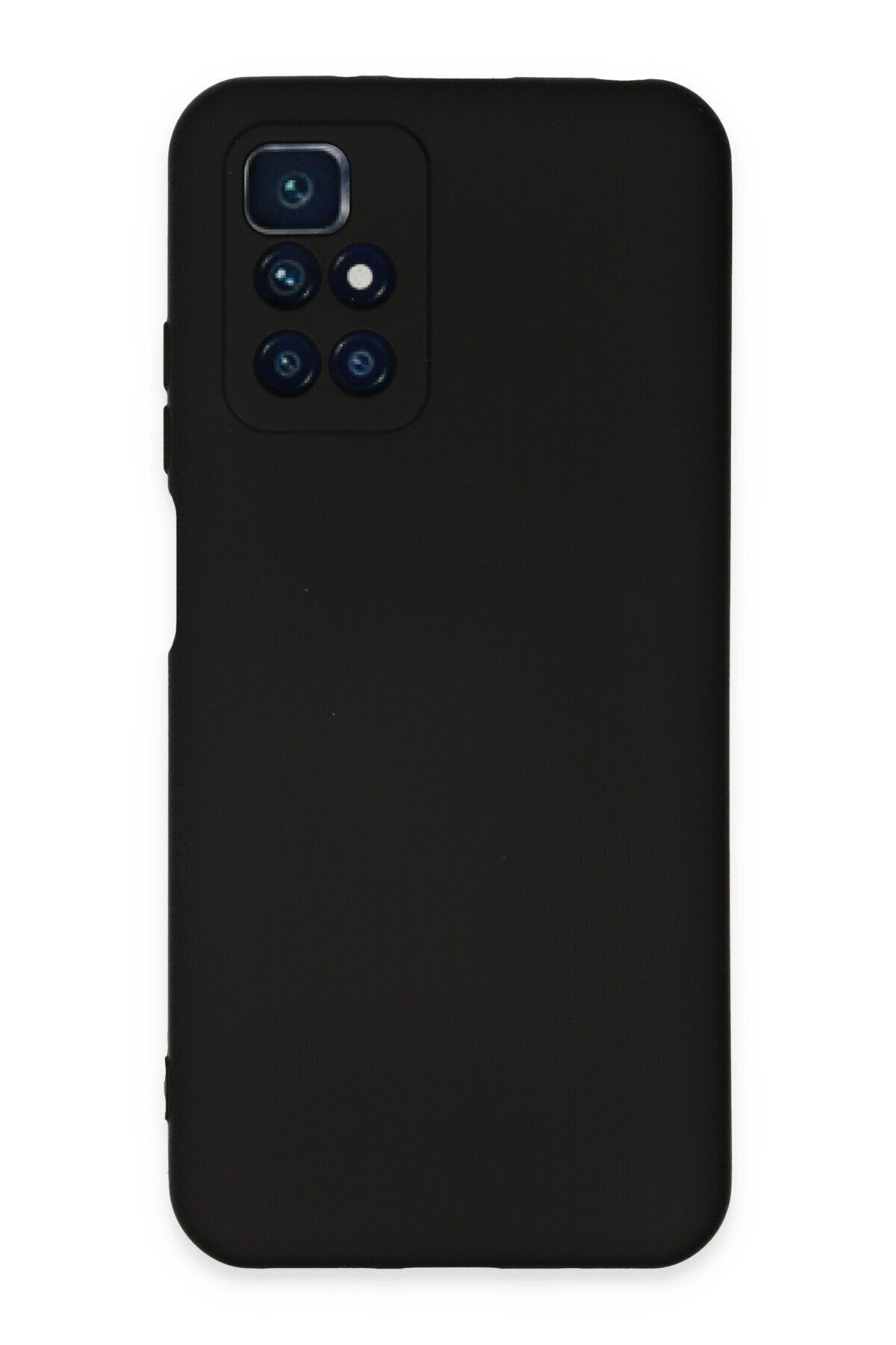 cepmoda Xiaomi Redmi 10 - Cpmd içi kadife Soft-Nano Doku Kapak/Kılıf - SİYAH
