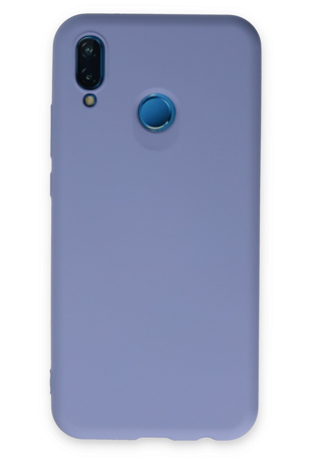 cepmoda Huawei P20 Lite Uyumlu Telefon Kılıfı - Lansman, iÇi Süet/Kadife, Soft - LİLA