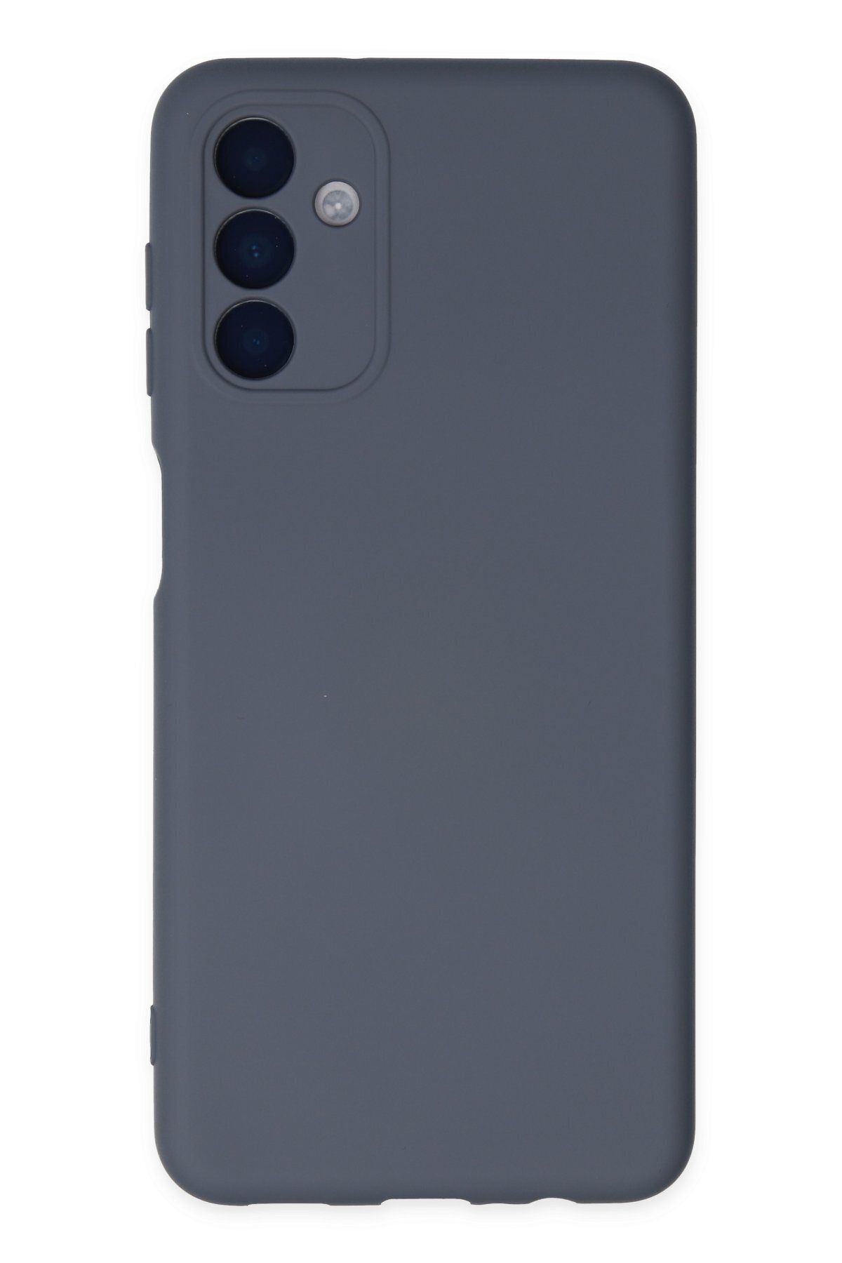 cepmoda Samsung Galaxy A04S Uyumlu Telefon Kılıfı - Lansman, iÇi Süet/Kadife, Soft - GRİ