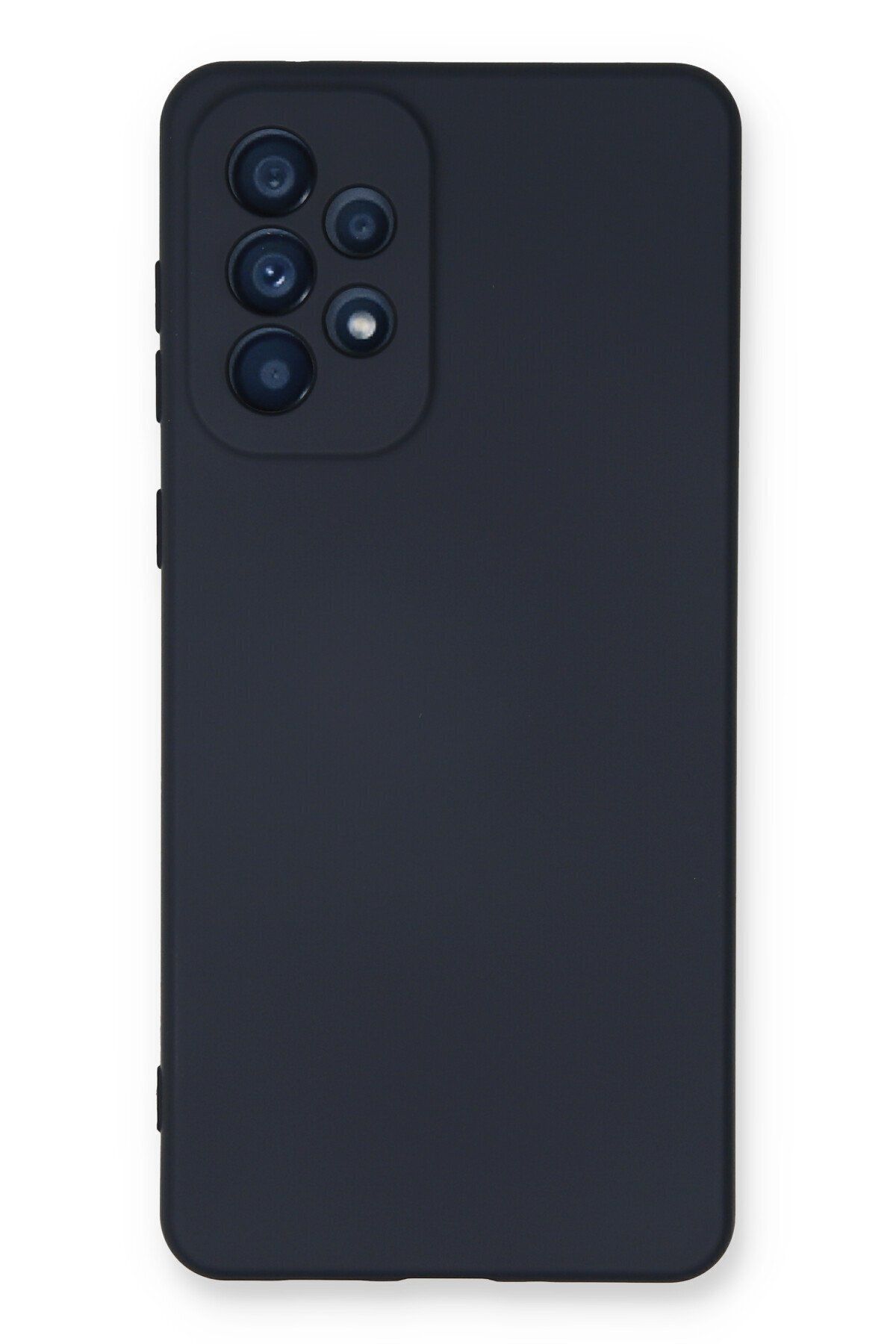 cepmoda Galaxy A33 5G Uyumlu - Cpmd içi kadife Soft-Nano Doku Kapak/Kılıf - LACİVERT