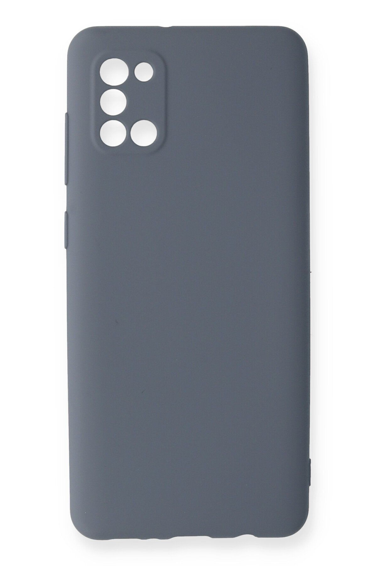 cepmoda Samsung Galaxy A31 Telefon Kılıfı - Lansman, iÇi Süet/Kadife, Soft v2 - GRİ