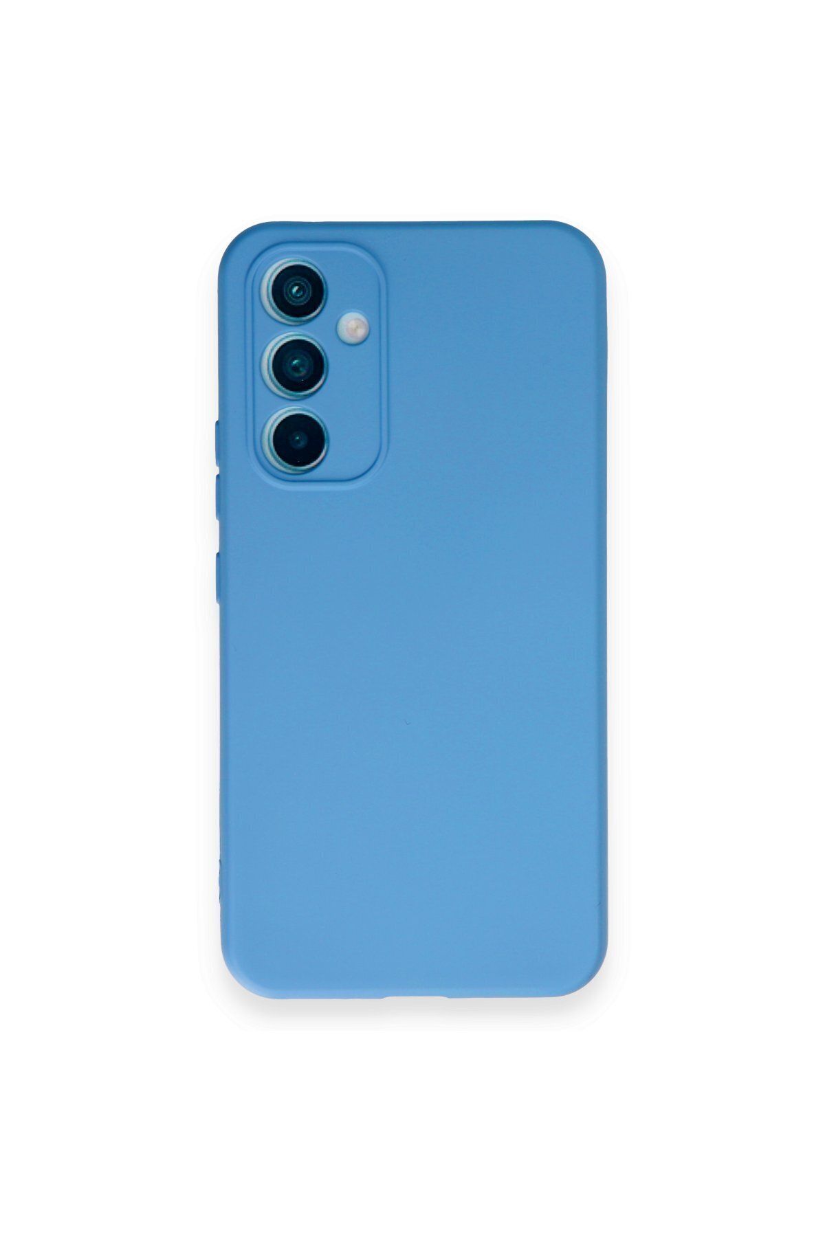 cepmoda Samsung Galaxy A54 5G Telefon Kılıfı - Lansman, iÇi Süet/Kadife, Soft v2 - MAVİ
