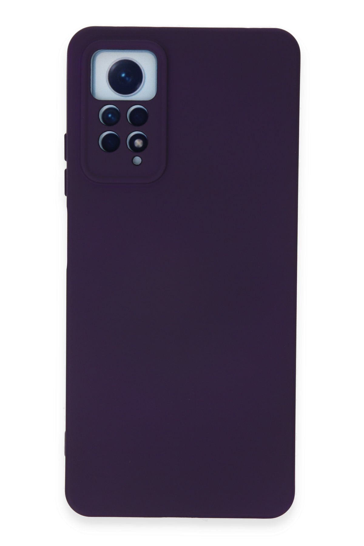 cepmoda Xiaomi Redmi Note 12 Pro 4G  uyumlu - Cpmd içi kadife Soft-Nano Doku Kapak/Kılıf - MOR