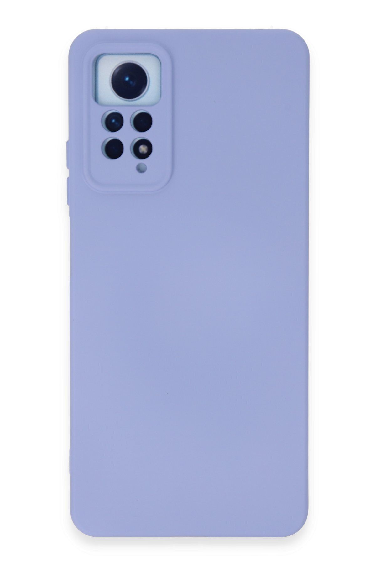 cepmoda Xiaomi Redmi Note 12 Pro 4G Uyumlu Telefon Kılıfı - Lansman, iÇi Süet/Kadife, Soft - LİLA