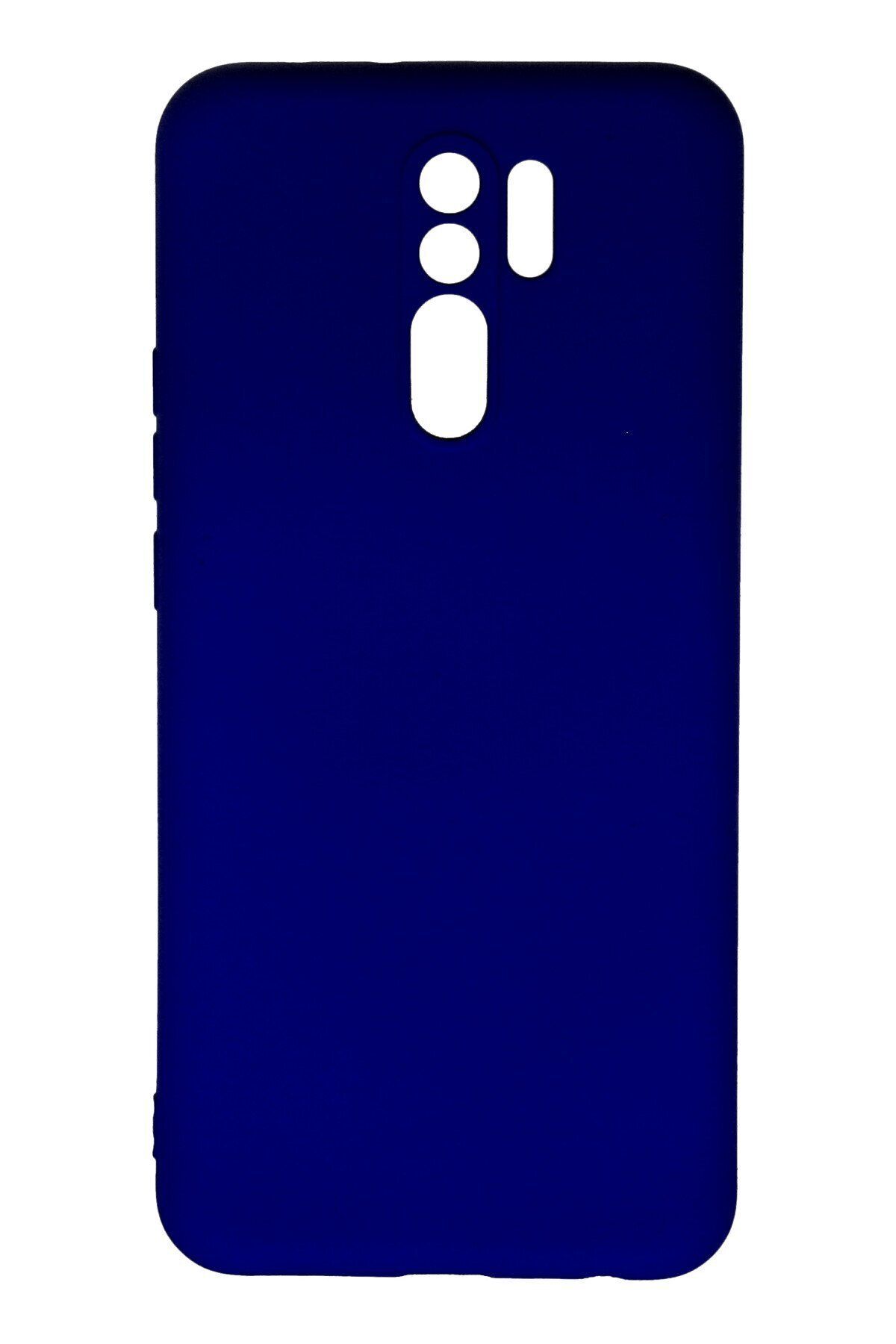 cepmoda Xiaomi Redmi 9 Uyumlu Telefon Kılıfı - Lansman, iÇi Süet/Kadife, Soft - LACİVERT