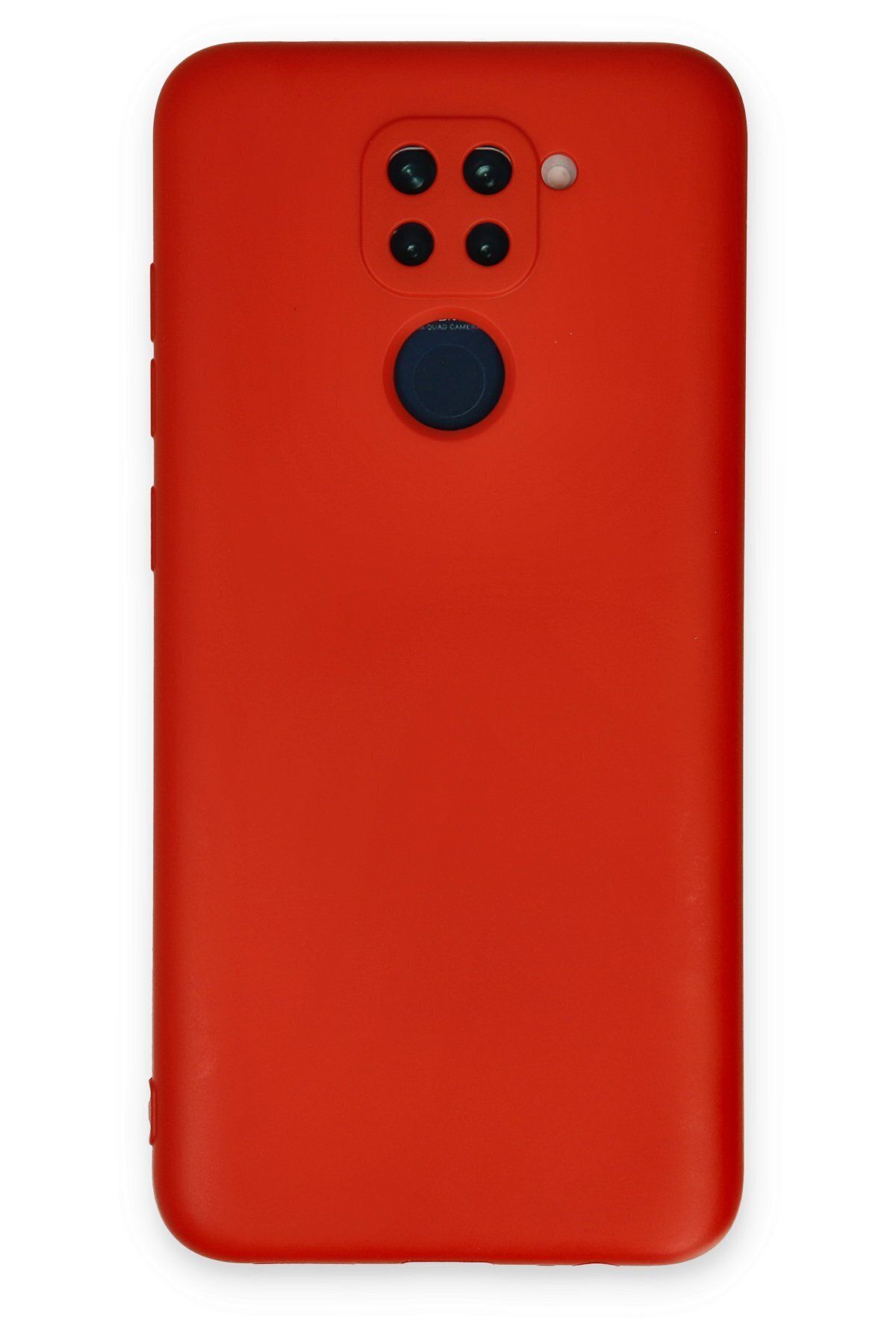 cepmoda Xiaomi Redmi Note 9 - Cpmd içi kadife Soft-Nano Doku Kapak/Kılıf - KIRMIZI