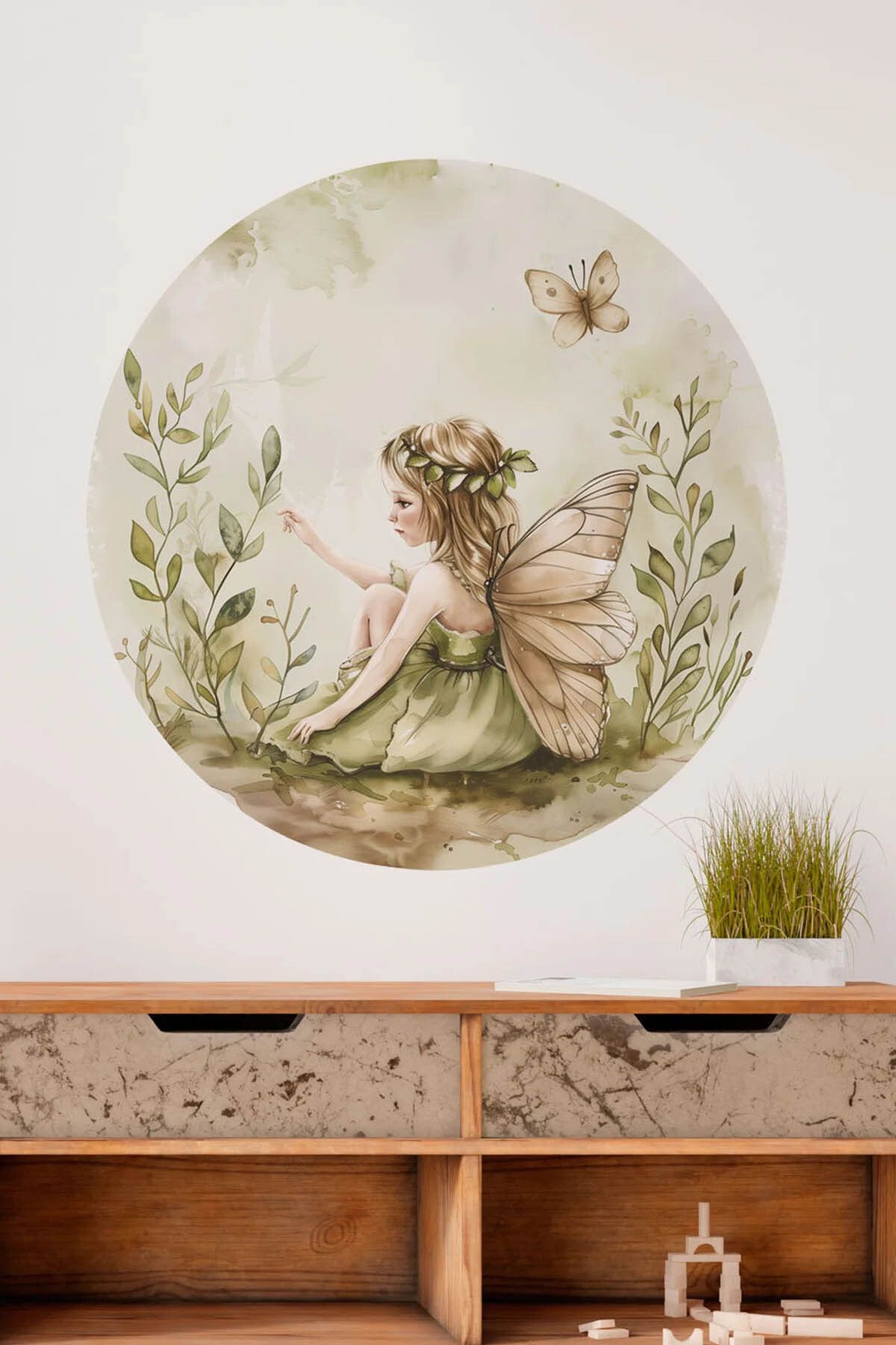 KT Decor Peri Masalı Orman Perileri 5 Farklı Model Çocuk Odası Duvar Sticker