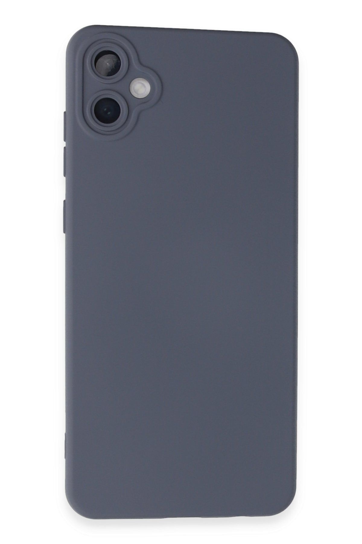 cepmoda Galaxy A05 - Cpmd içi kadife Soft-Nano Doku Kapak/Kılıf - GRİ Uyumlu