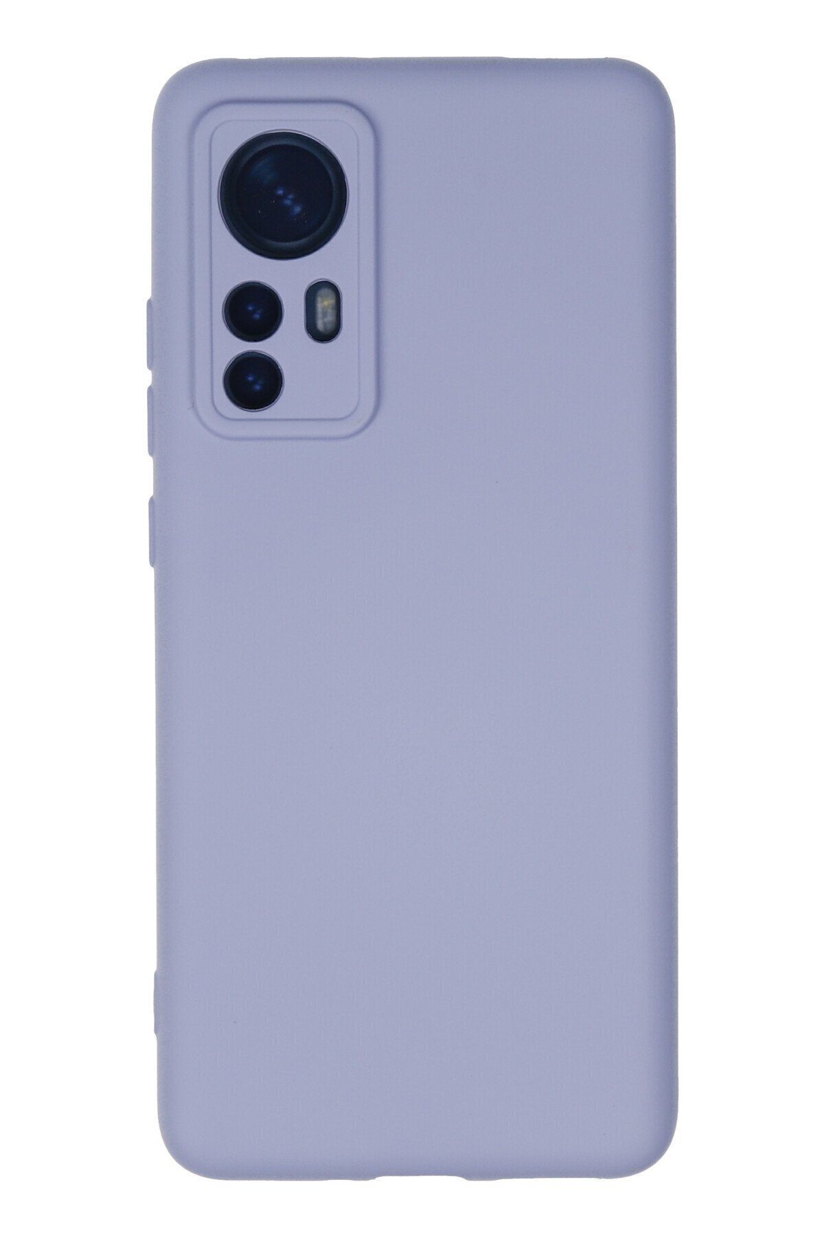 cepmoda Xiaomi Mi 12 Uyumlu - Cpmd içi kadife Soft-Nano Doku Kapak/Kılıf - LİLA