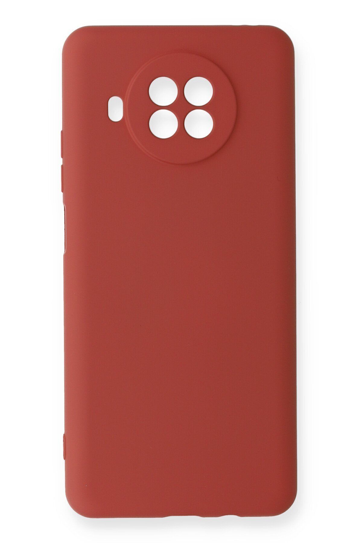 cepmoda Xiaomi Mi 10T Lite Uyumlu Telefon Kılıfı - Lansman, iÇi Süet/Kadife, Soft - KİREMİT