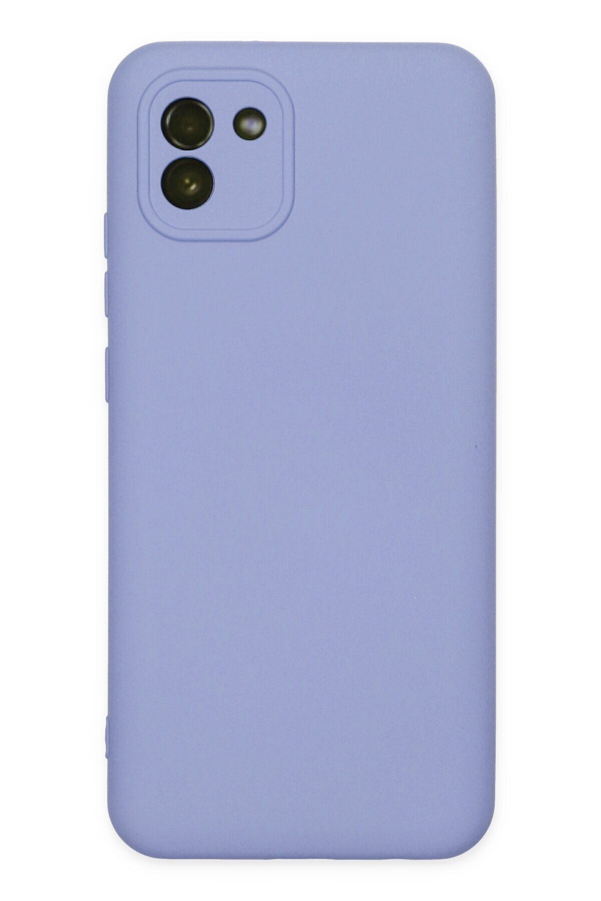 cepmoda Samsung Galaxy A03 Uyumlu Telefon Kılıfı - Lansman, iÇi Süet/Kadife, Soft - LİLA