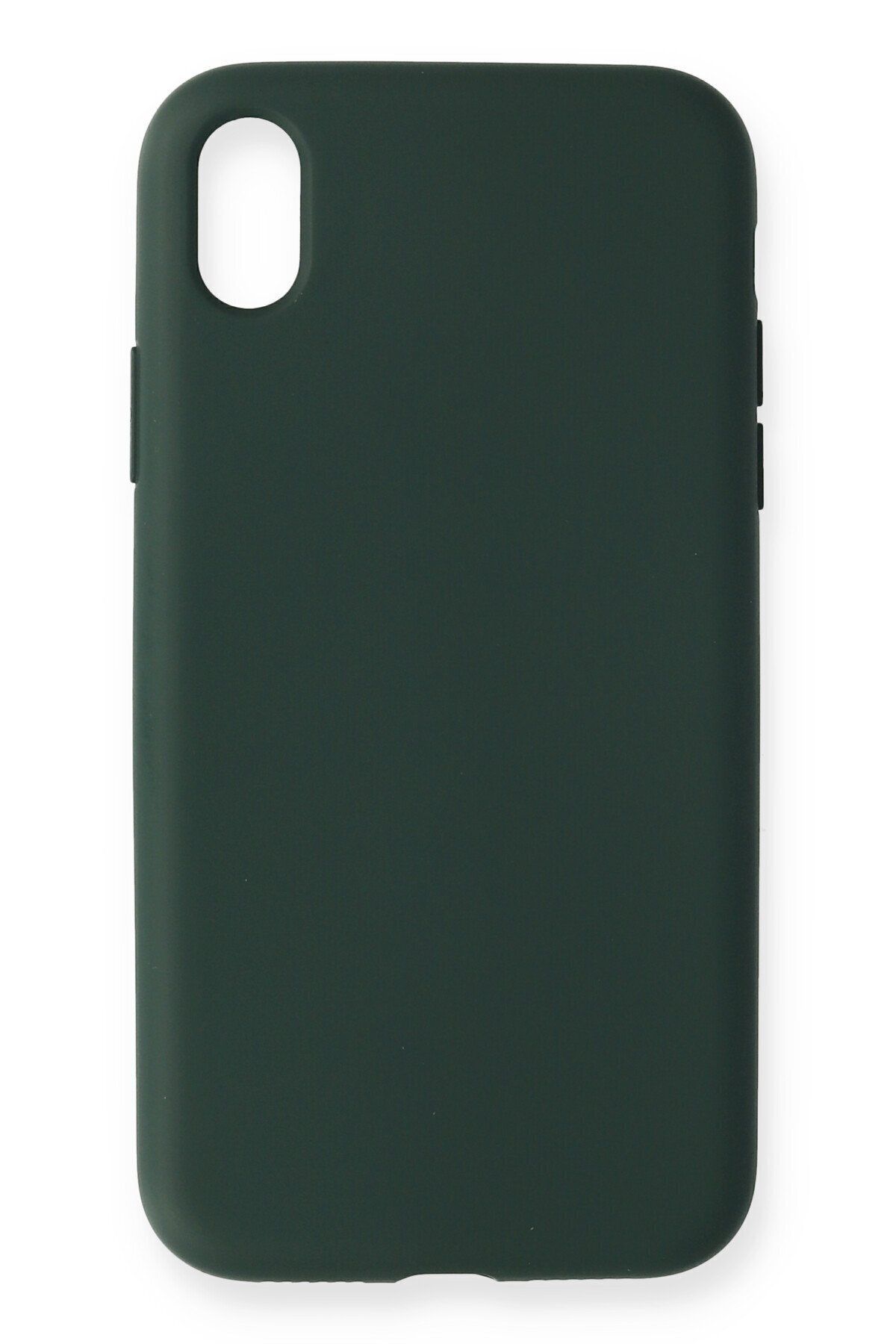 cepmoda iPhone XR - Cpmd içi kadife Soft-Nano Doku Kapak/Kılıf Uyumlu - KOYU YEŞİL