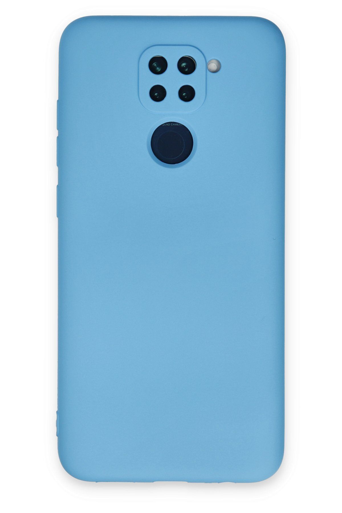 cepmoda Xiaomi Redmi Note 9 Telefon Kılıfı - Lansman, iÇi Süet/Kadife, Soft v2 - MAVİ