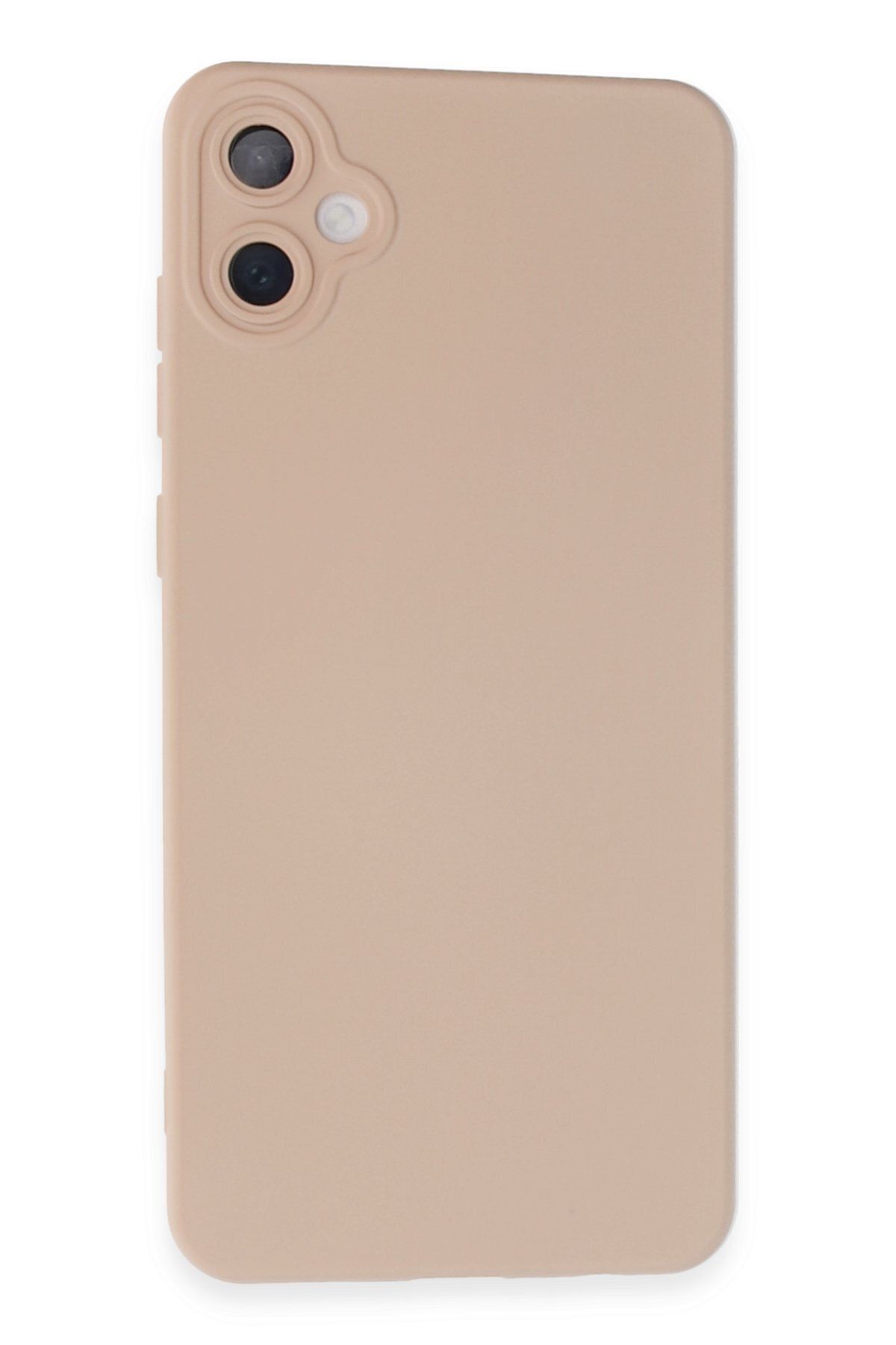 cepmoda Galaxy A05 Uyumlu - Cpmd içi kadife Soft-Nano Doku Kapak/Kılıf - PUDRA