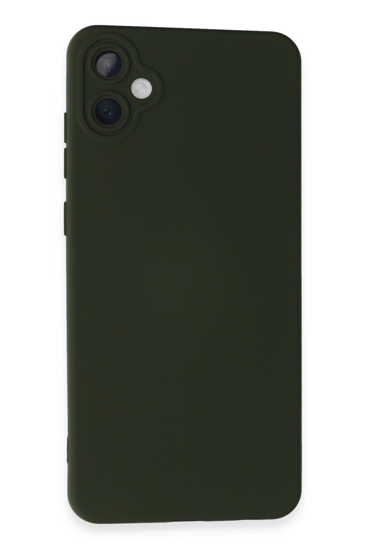 cepmoda Galaxy A05 Uyumlu - Cpmd içi kadife Soft-Nano Doku Kapak/Kılıf - KOYU YEŞİL