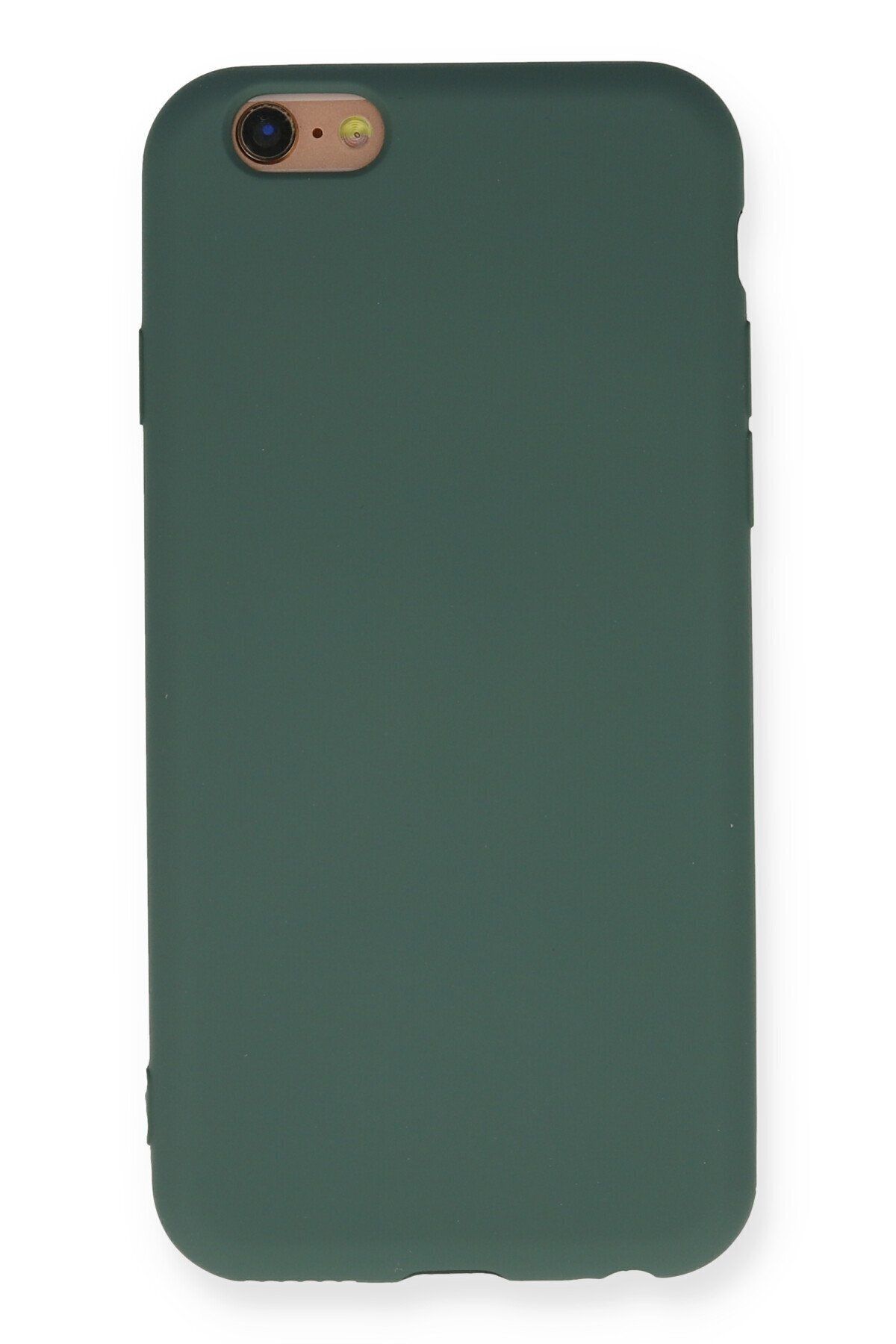 cepmoda iPhone 6 Uyumlu - Cpmd içi kadife Soft-Nano Doku Kapak/Kılıf - KOYU YEŞİL