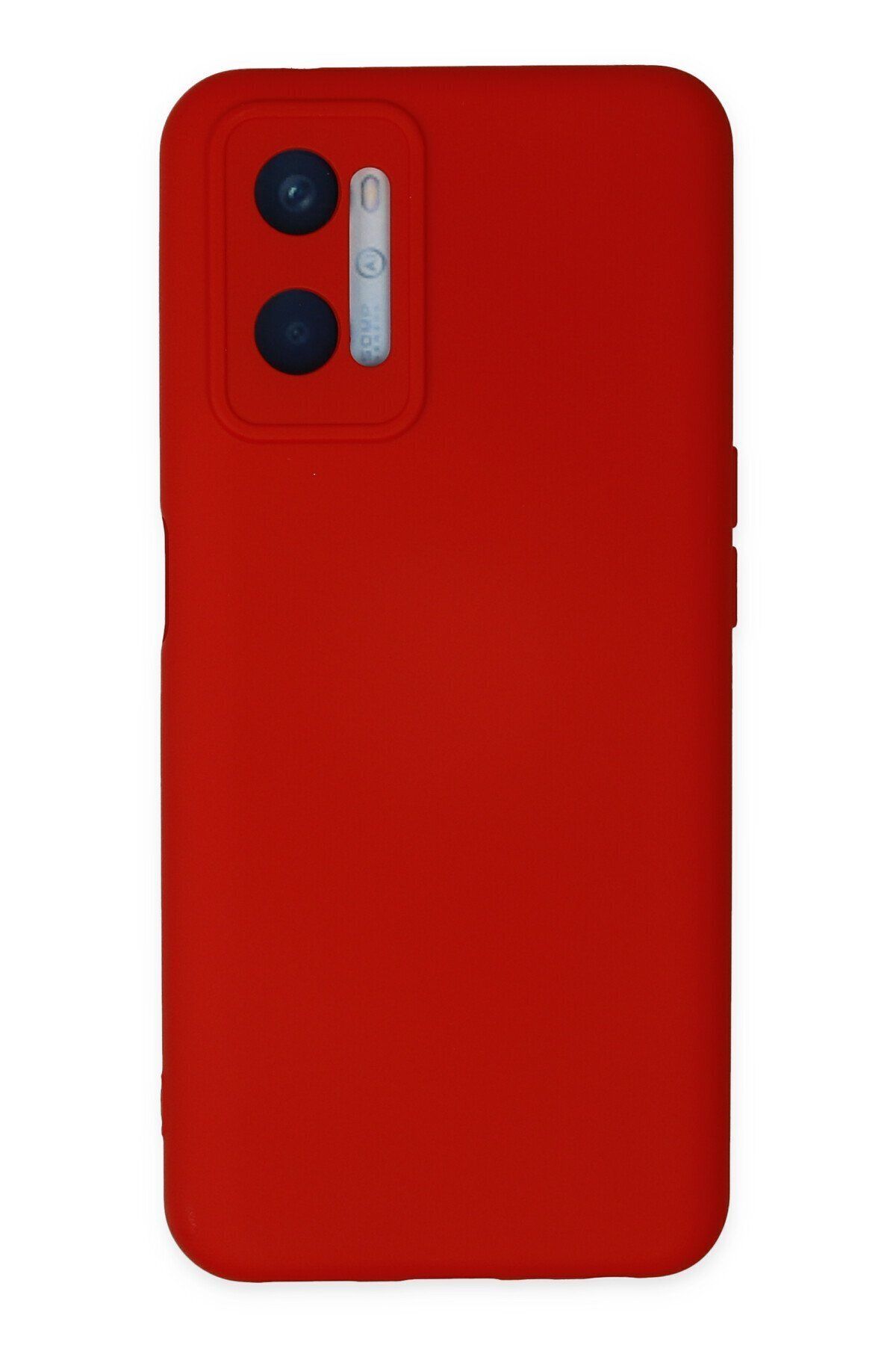 cepmoda Oppo A96 Telefon Kılıfı - Lansman, iÇi Süet/Kadife, Soft v2 - KIRMIZI